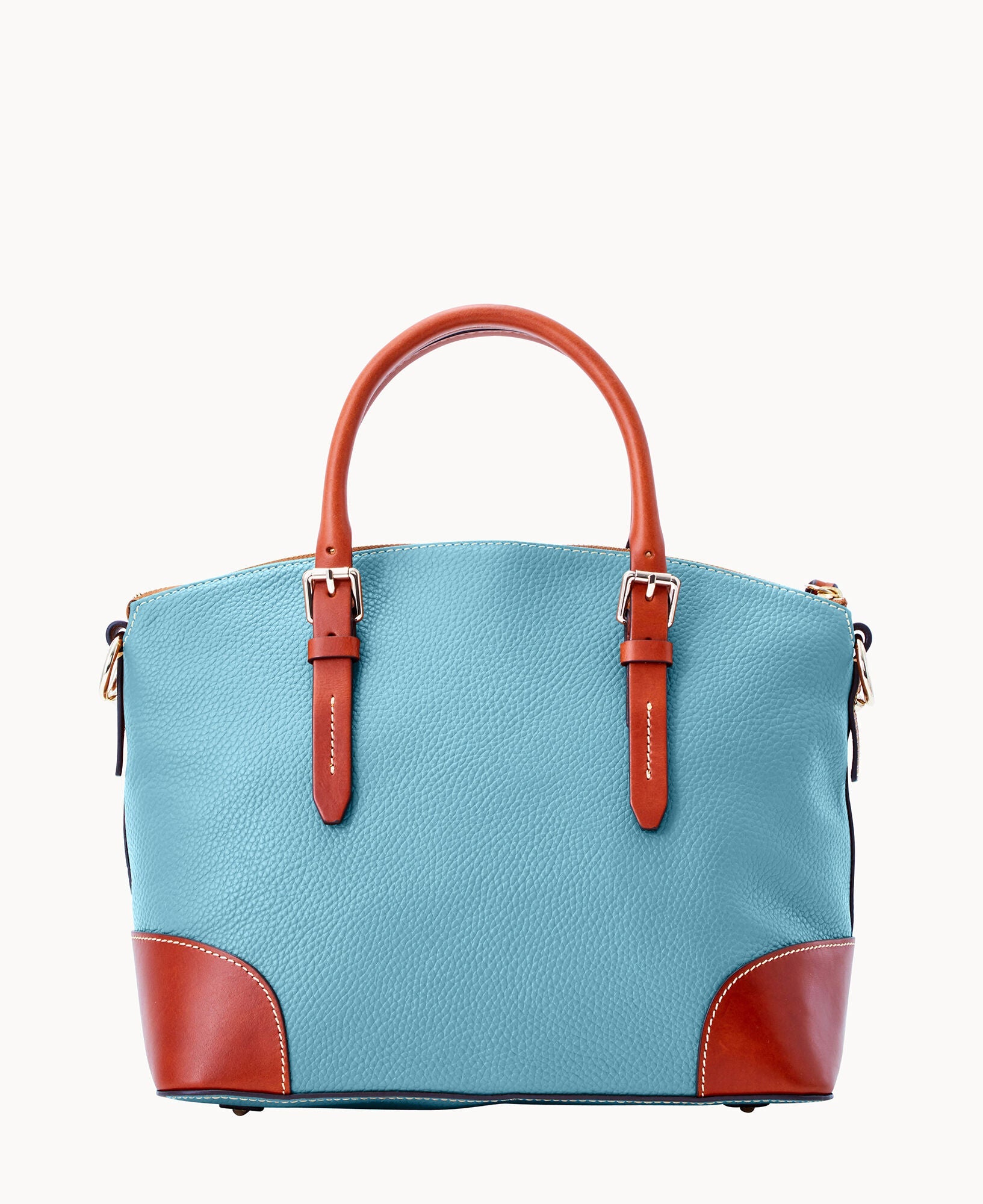 Pebble Grain Domed Satchel