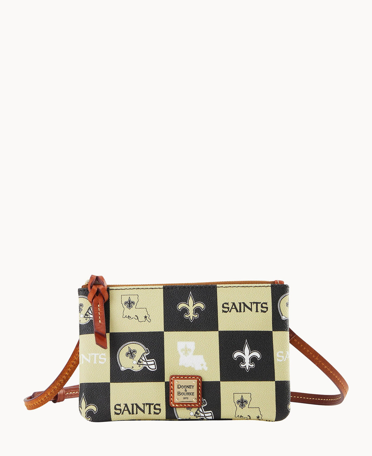 NFL Saints Top Zip Crossbody
