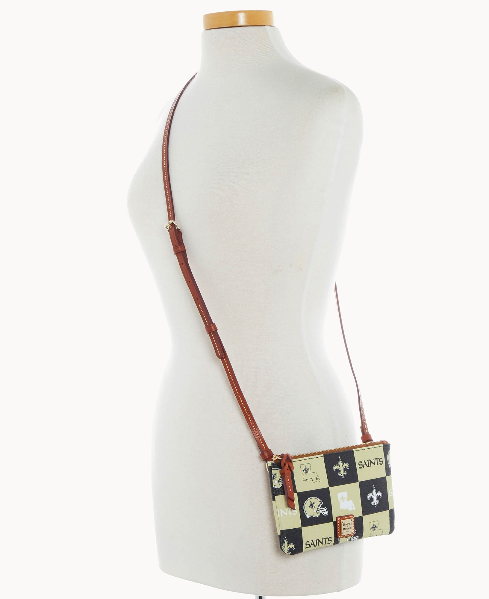 NFL Saints Top Zip Crossbody