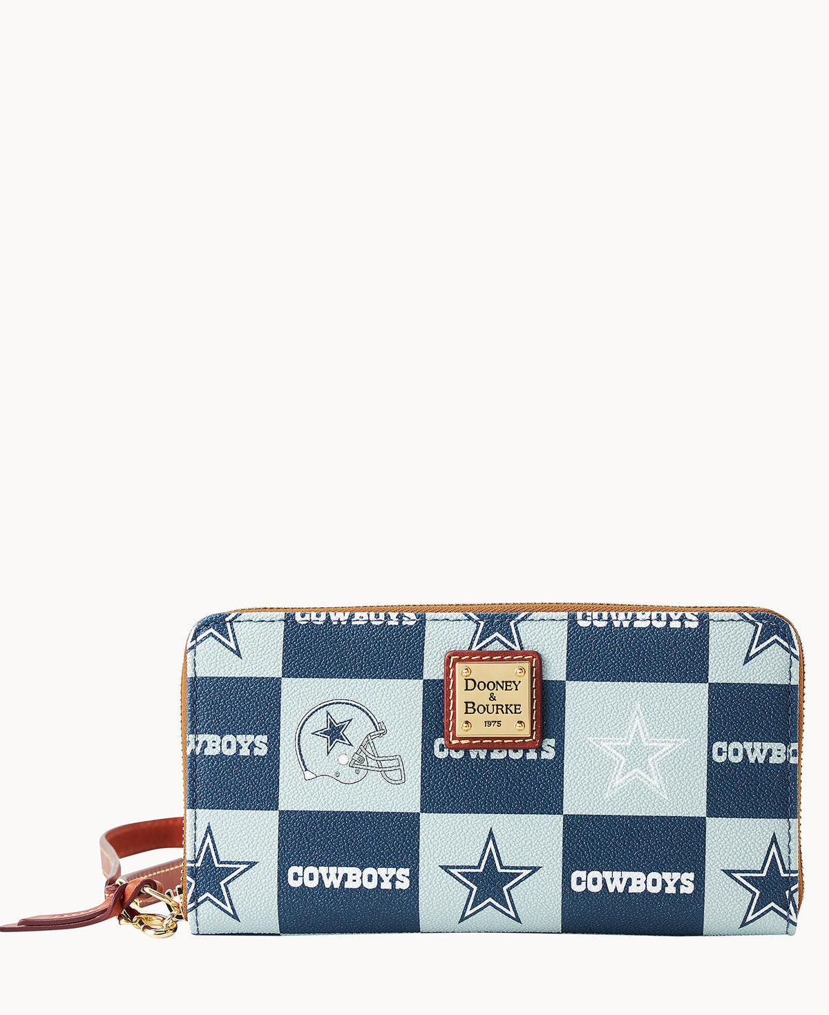 NFL Cowboys Large Zip Around Wristlet