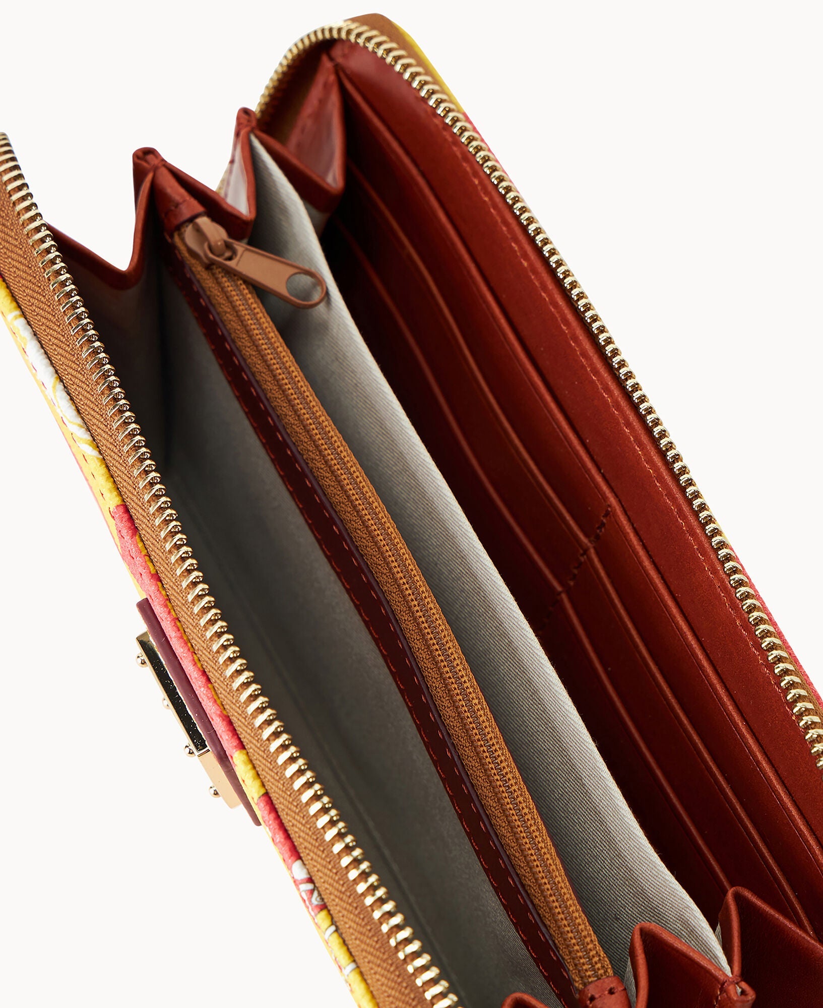 NFL Chiefs Large Zip Around Wristlet