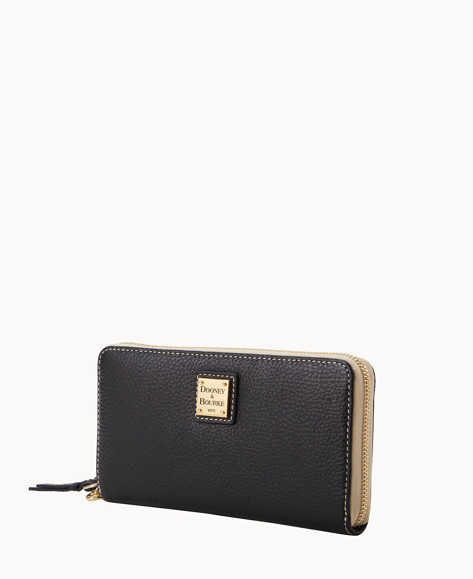 Lucca Leather Large Zip Around Wristlet