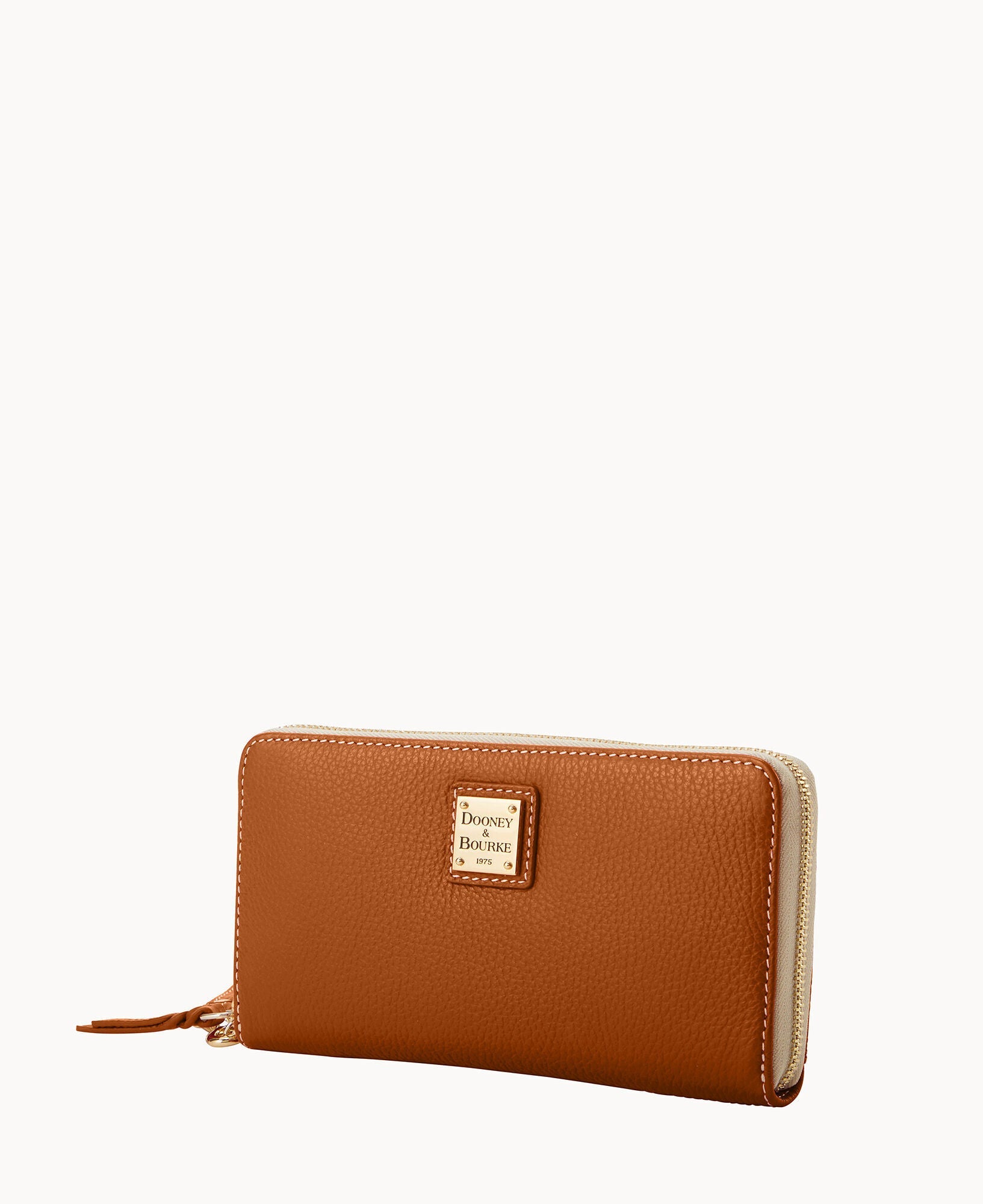 Lucca Leather Large Zip Around Wristlet