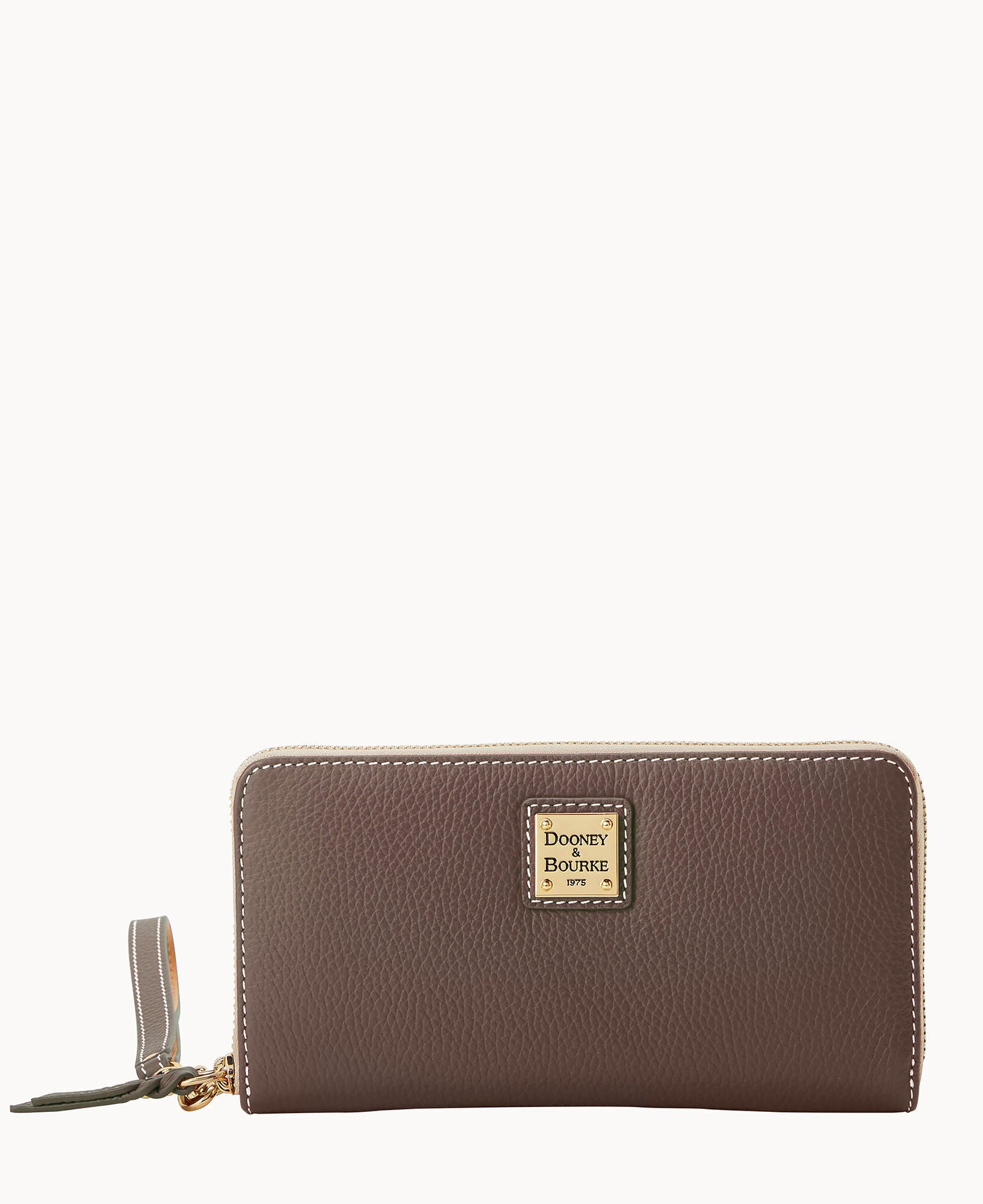 Lucca Leather Large Zip Around Wristlet