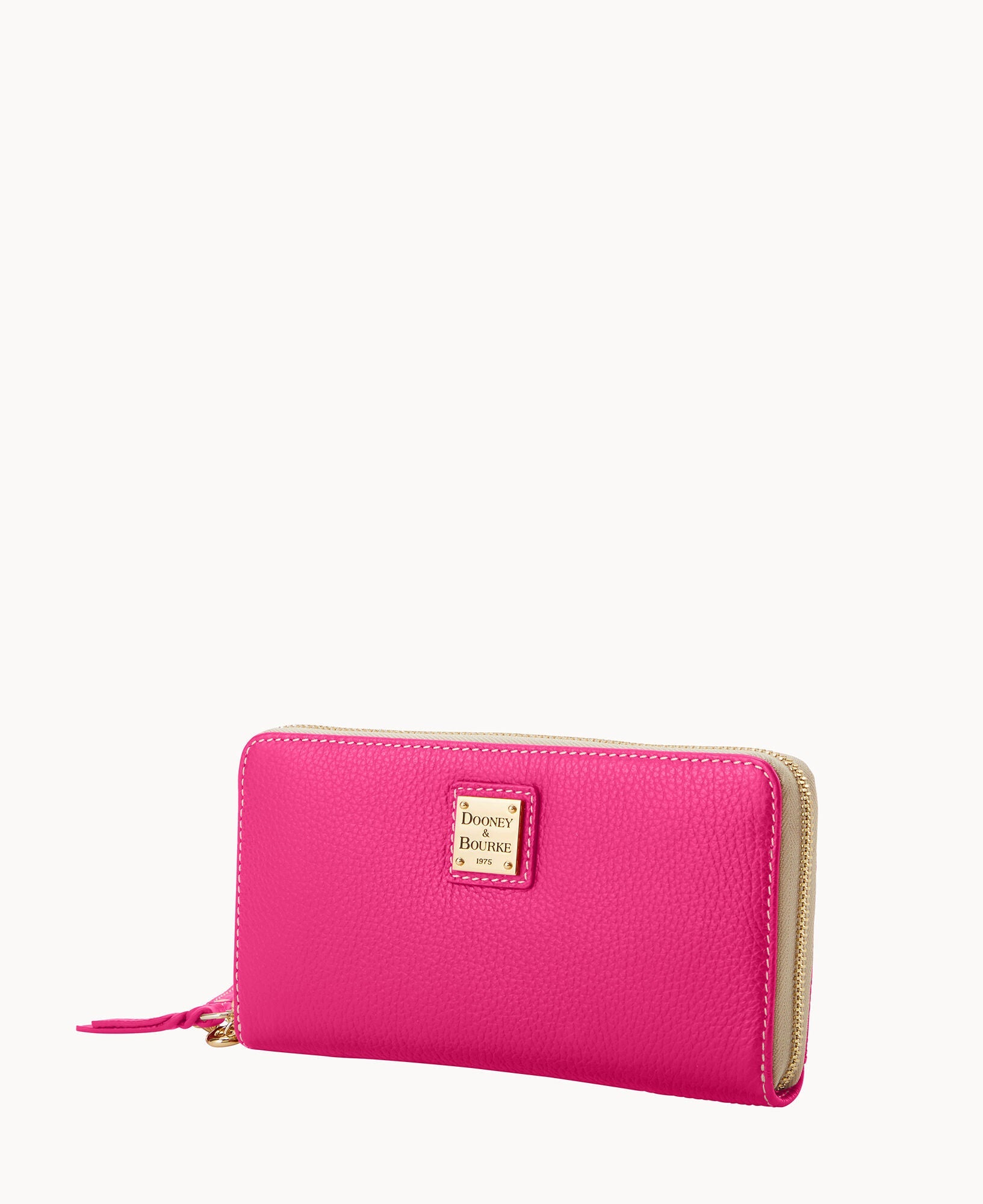 Lucca Leather Large Zip Around Wristlet