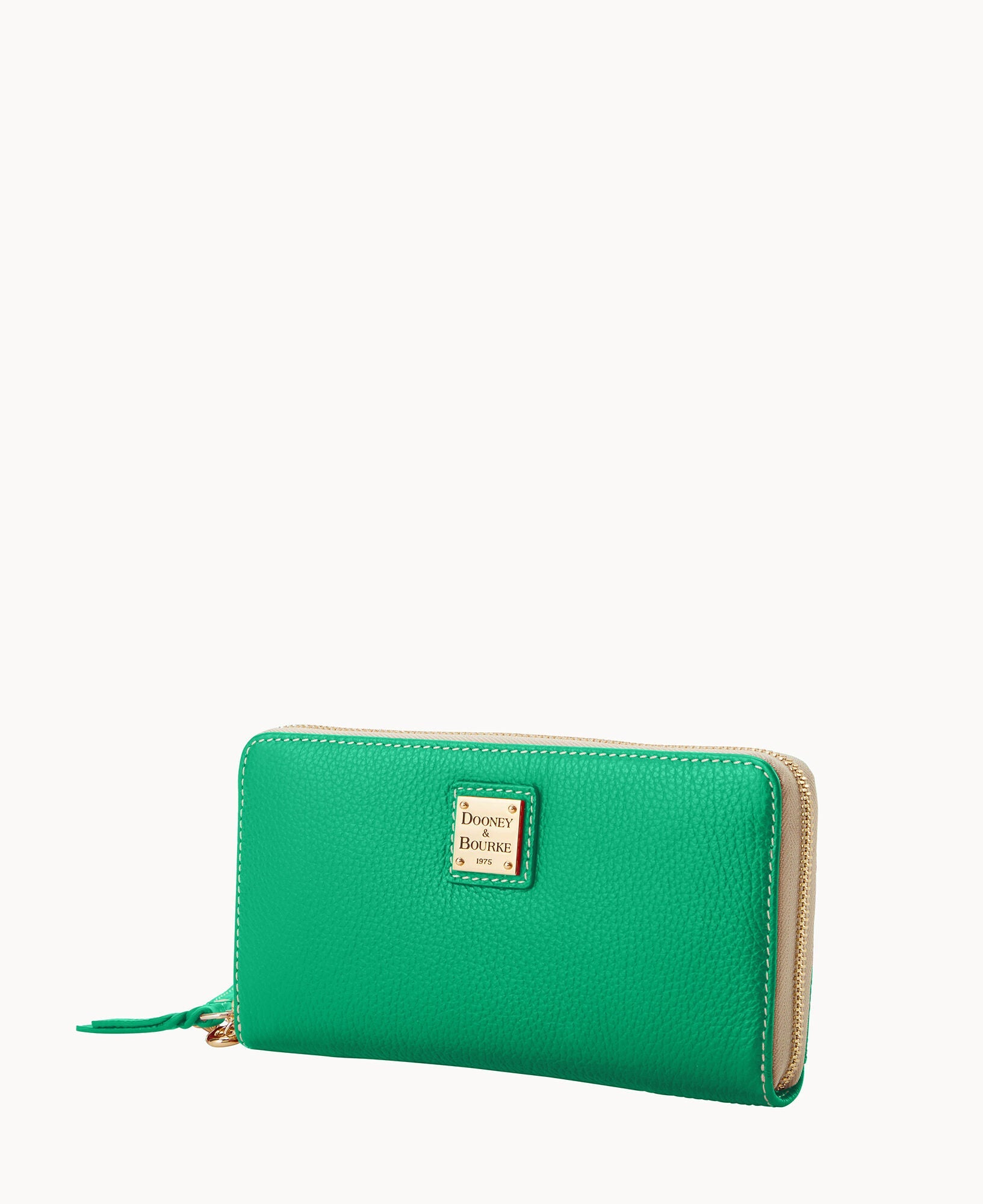 Lucca Leather Large Zip Around Wristlet