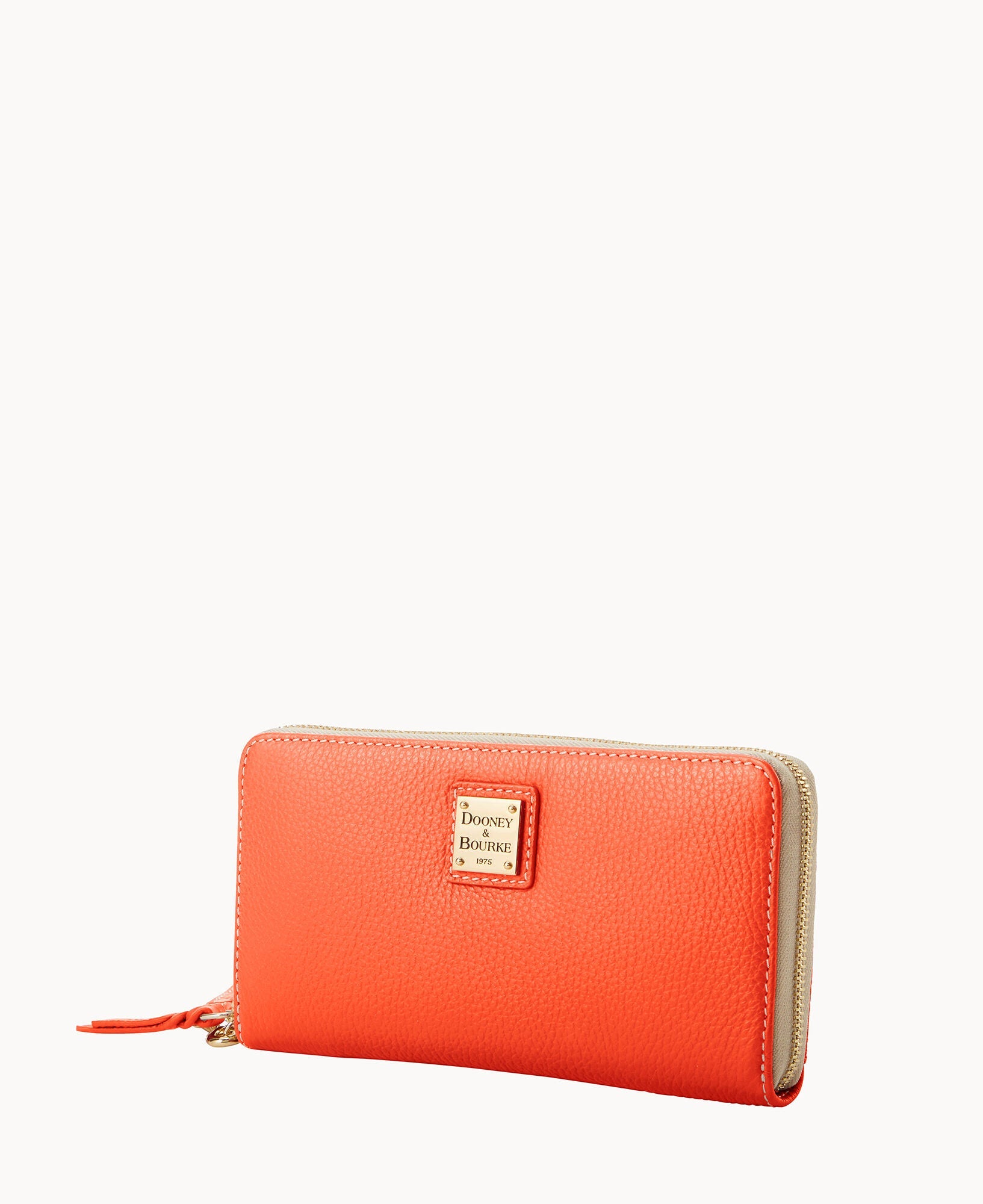 Lucca Leather Large Zip Around Wristlet