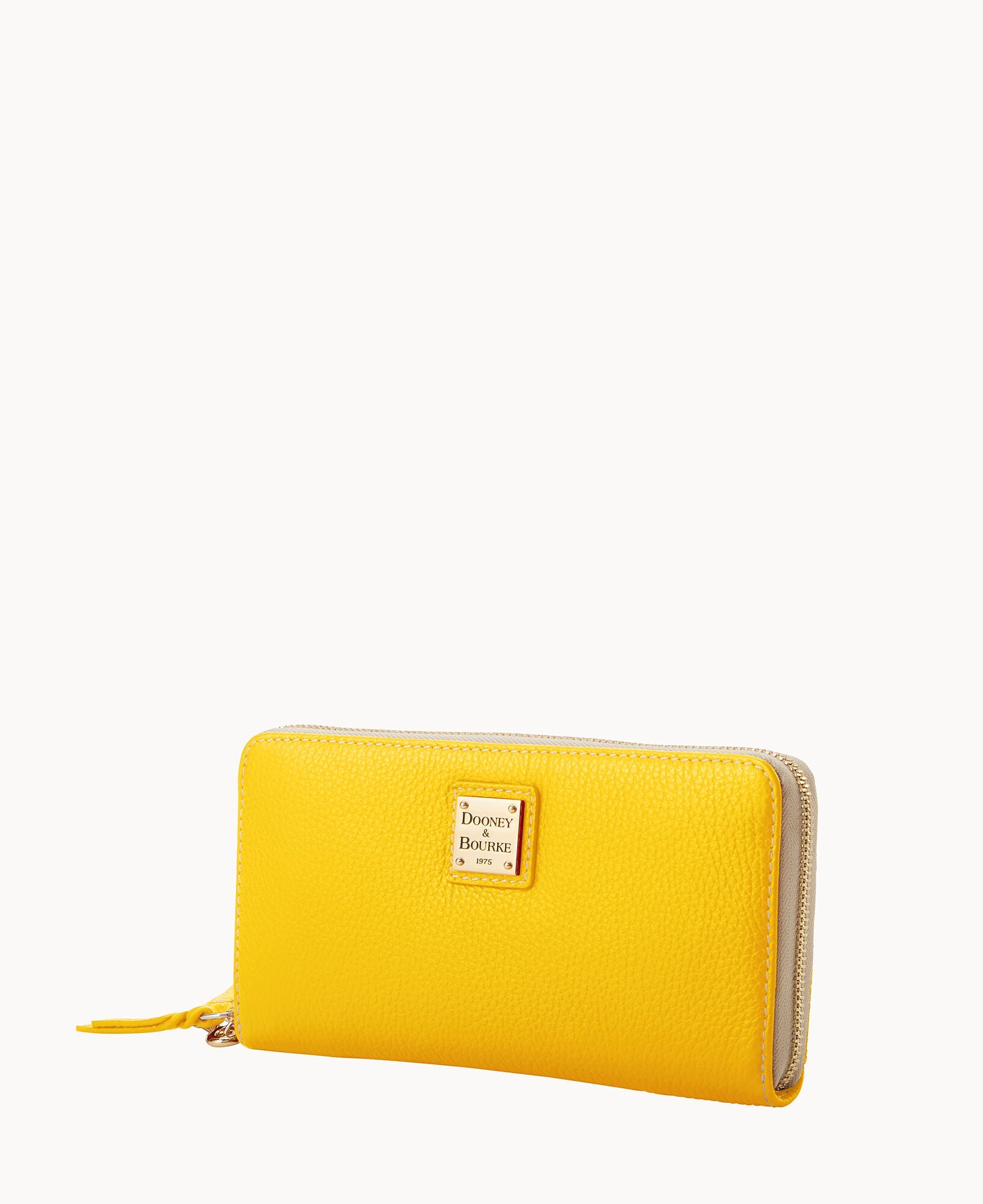 Lucca Leather Large Zip Around Wristlet