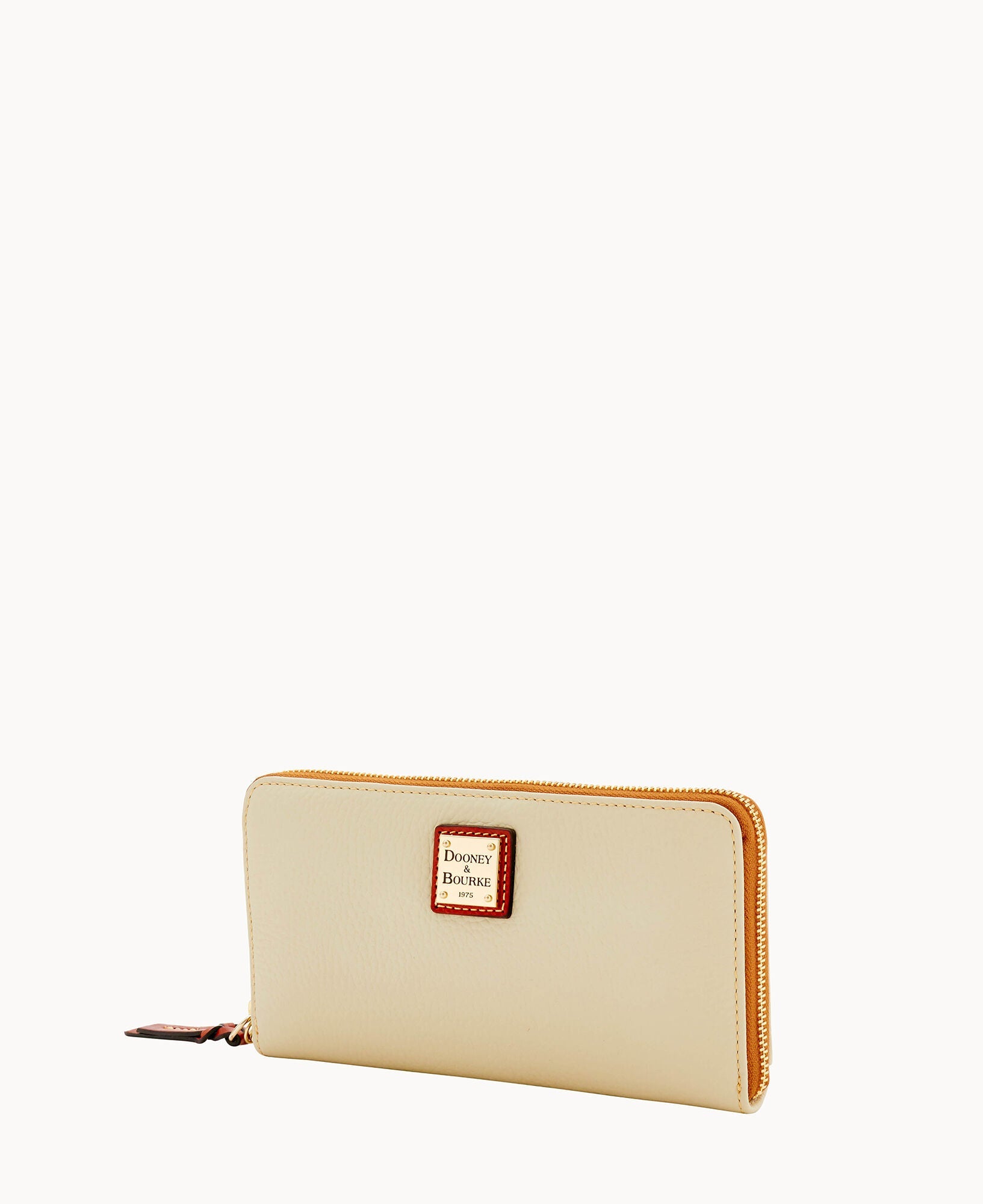 Pebble Grain Large Zip Around Wristlet