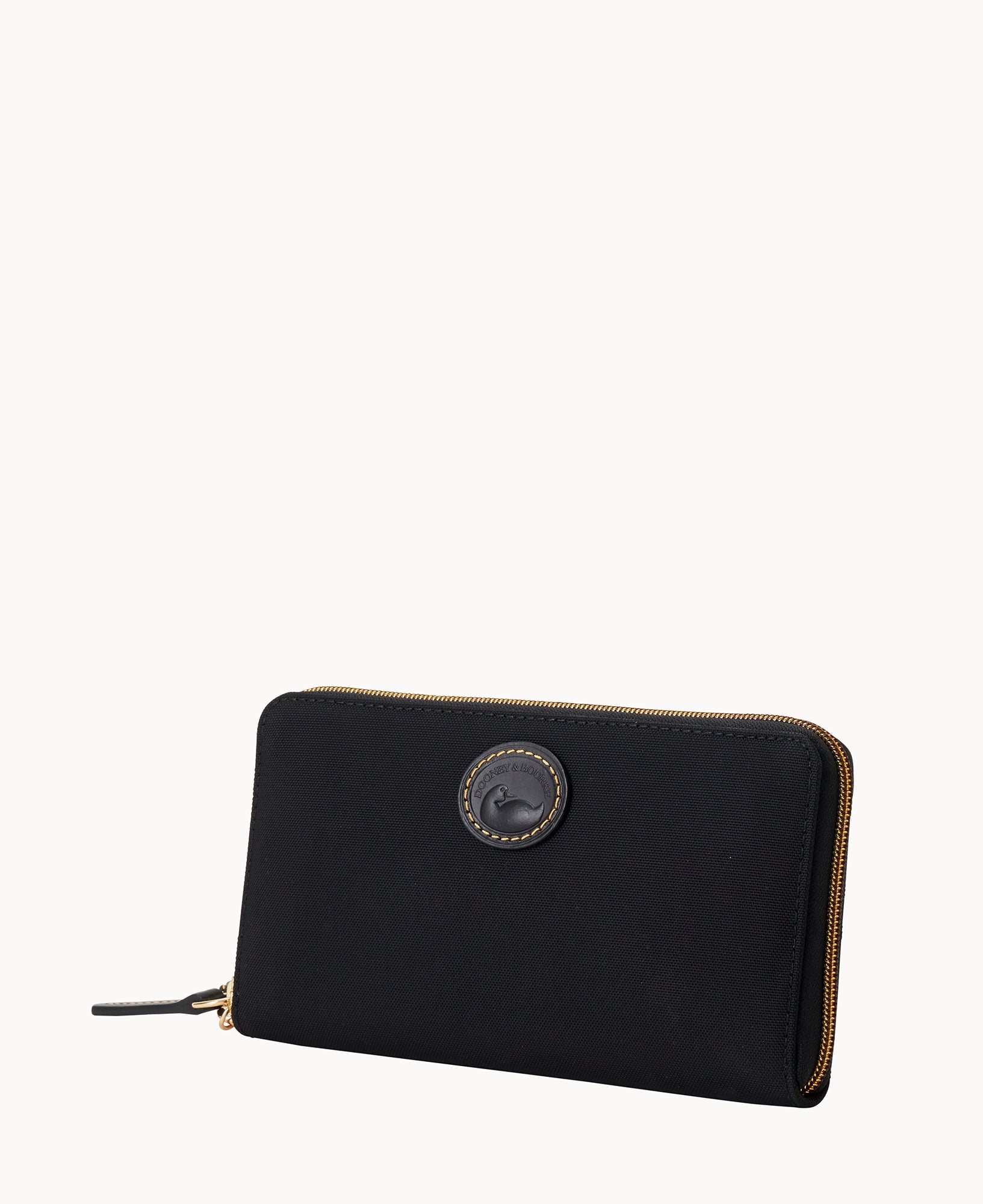 Nylon Large Zip Around Wallet