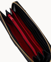 Nylon Large Zip Around Wallet