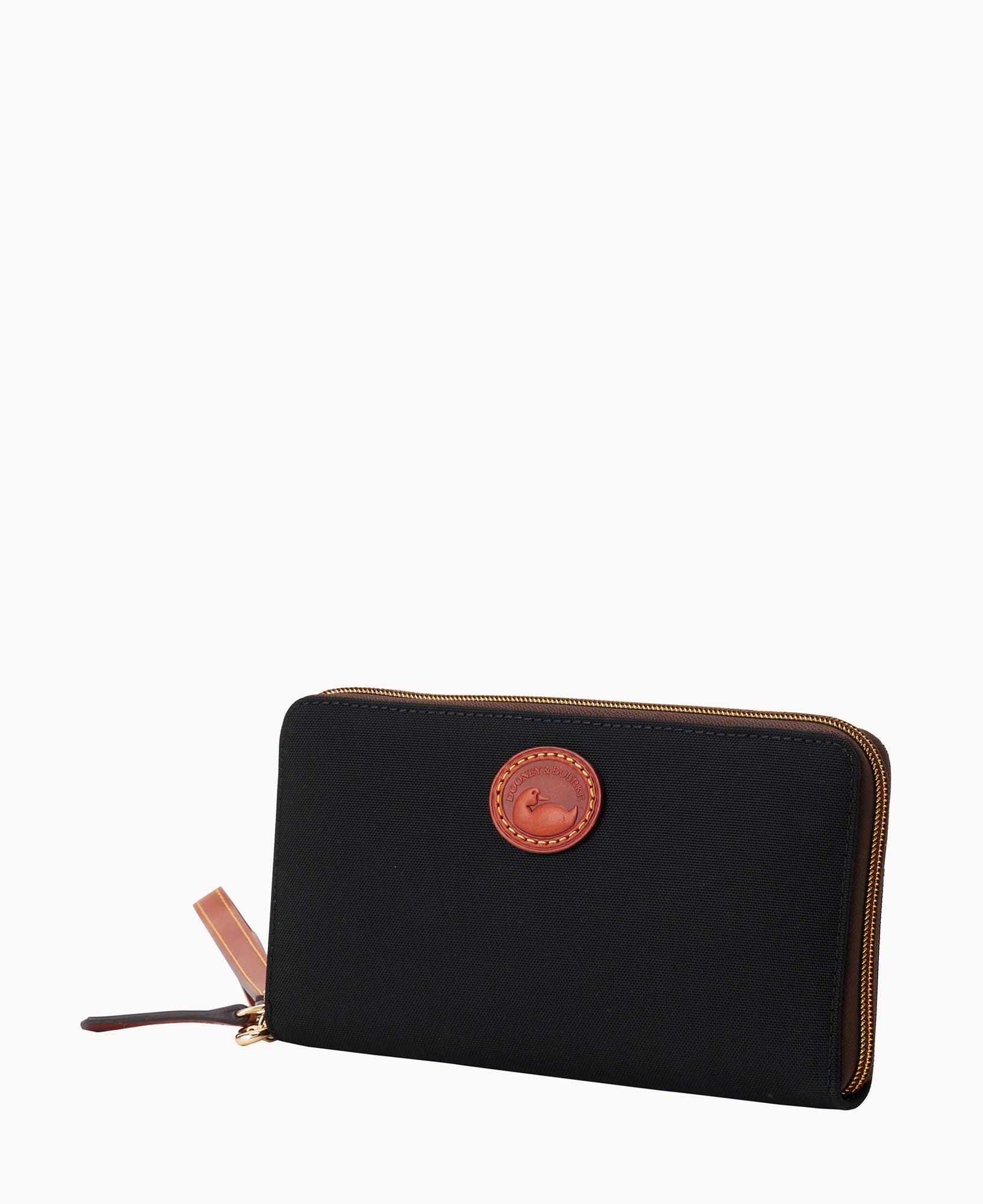Nylon Large Zip Around Wallet
