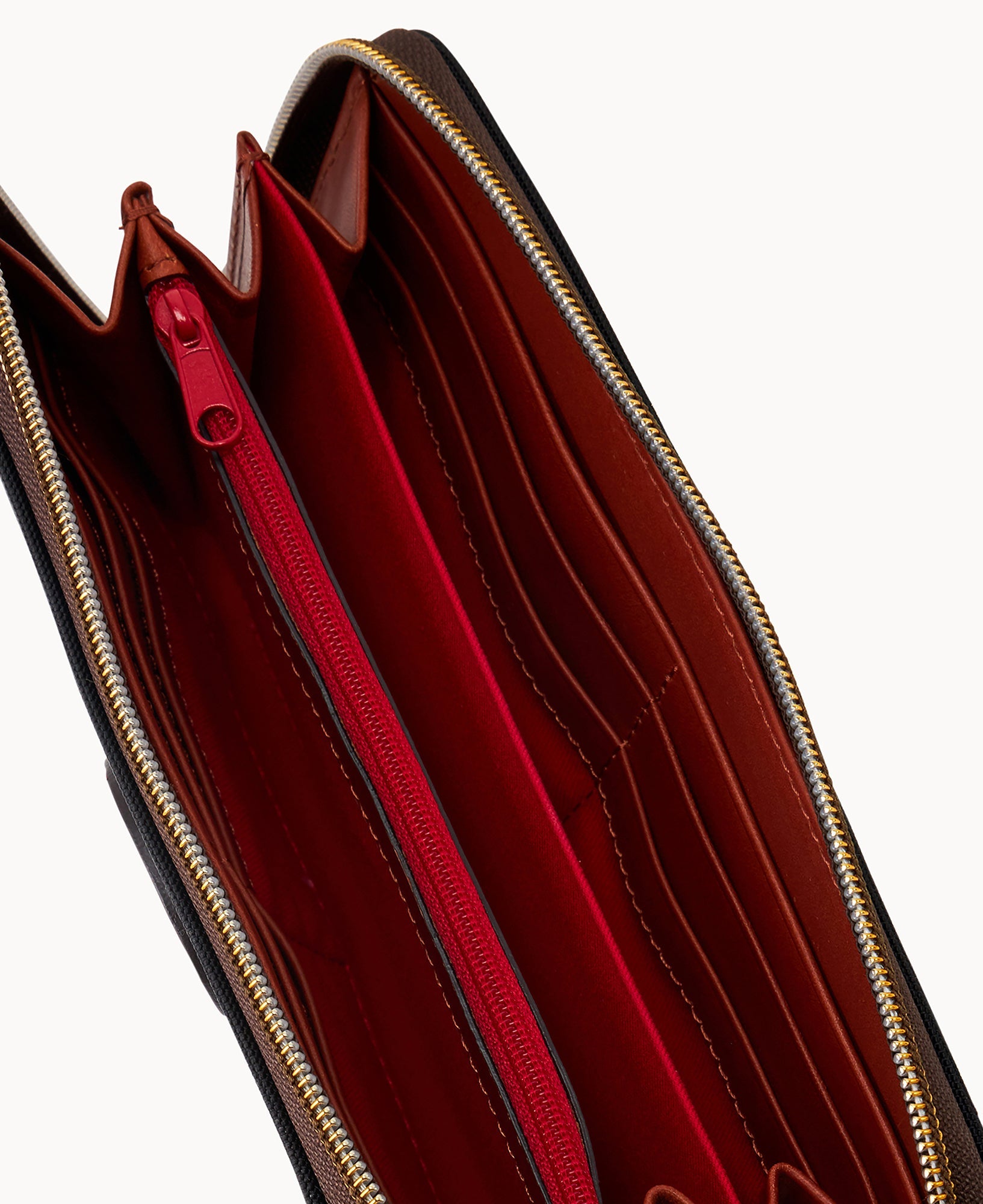 Nylon Large Zip Around Wallet