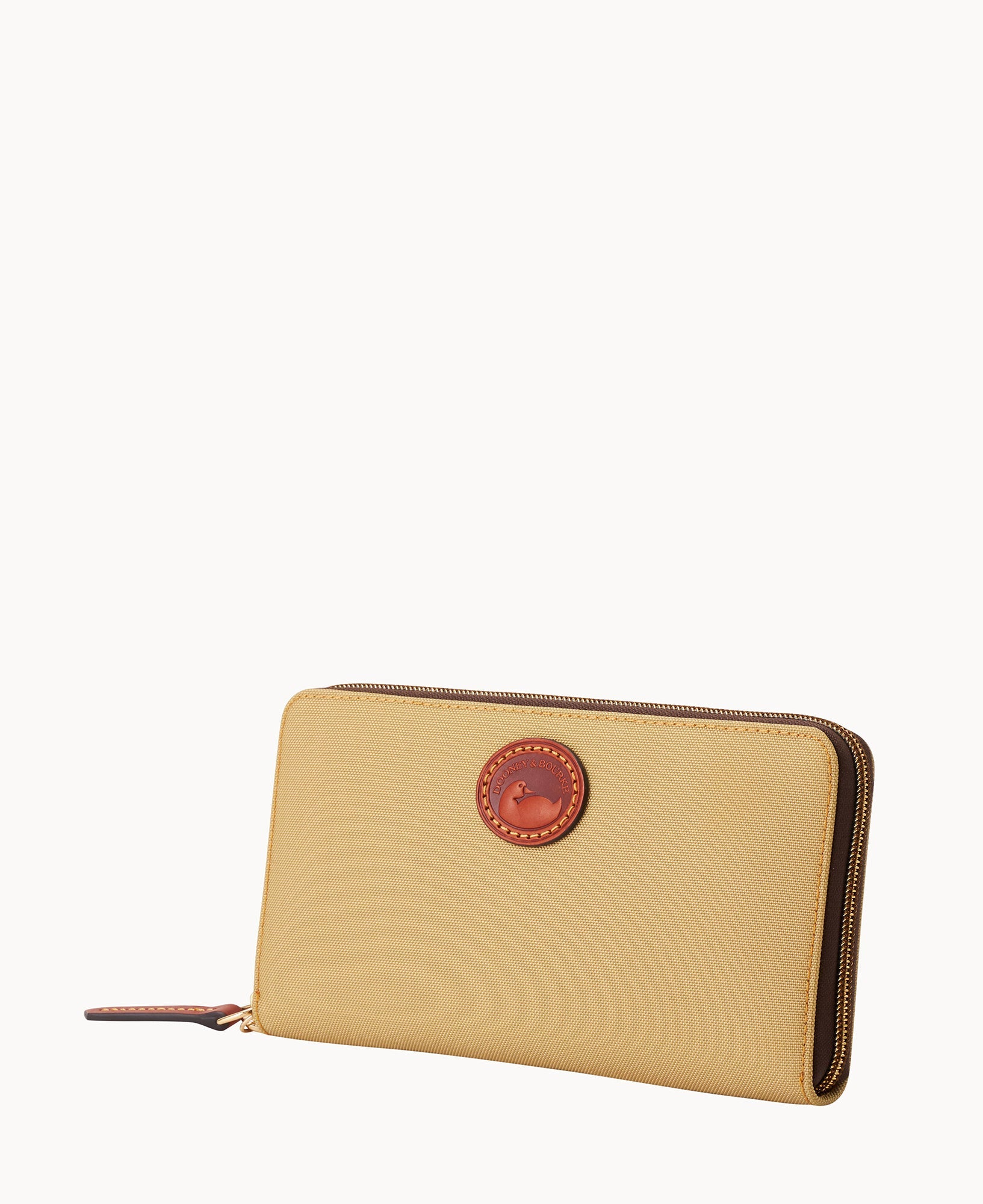 Nylon Large Zip Around Wallet