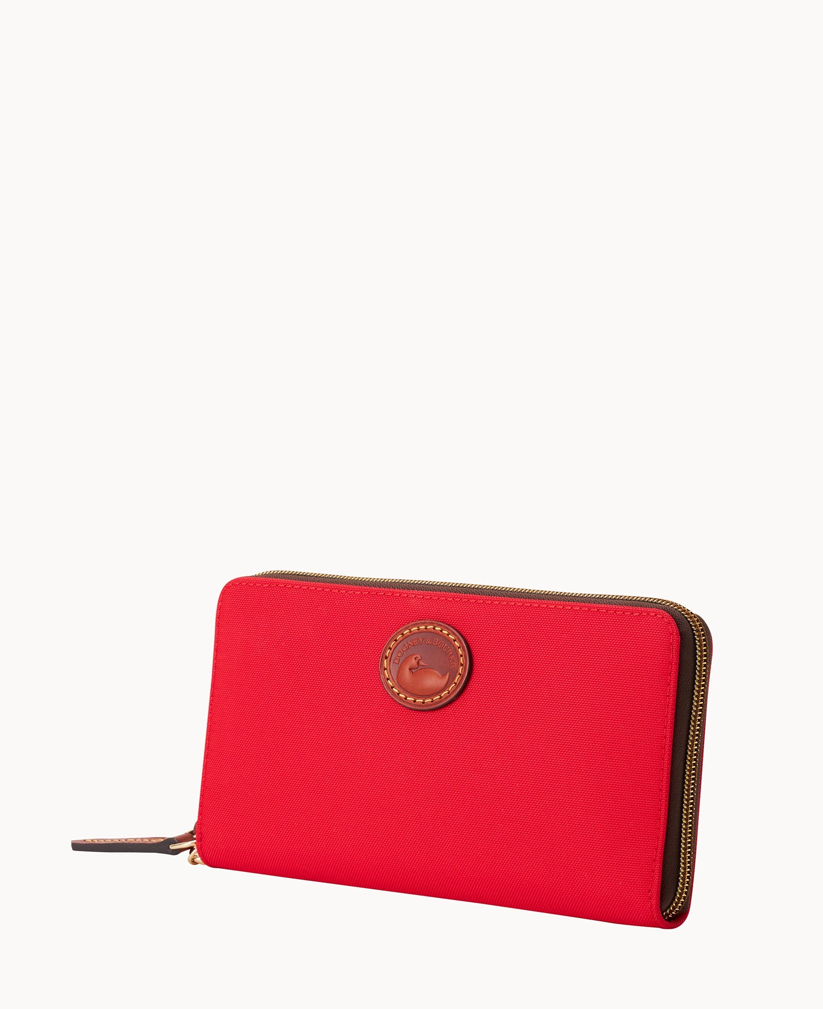 Nylon Large Zip Around Wallet