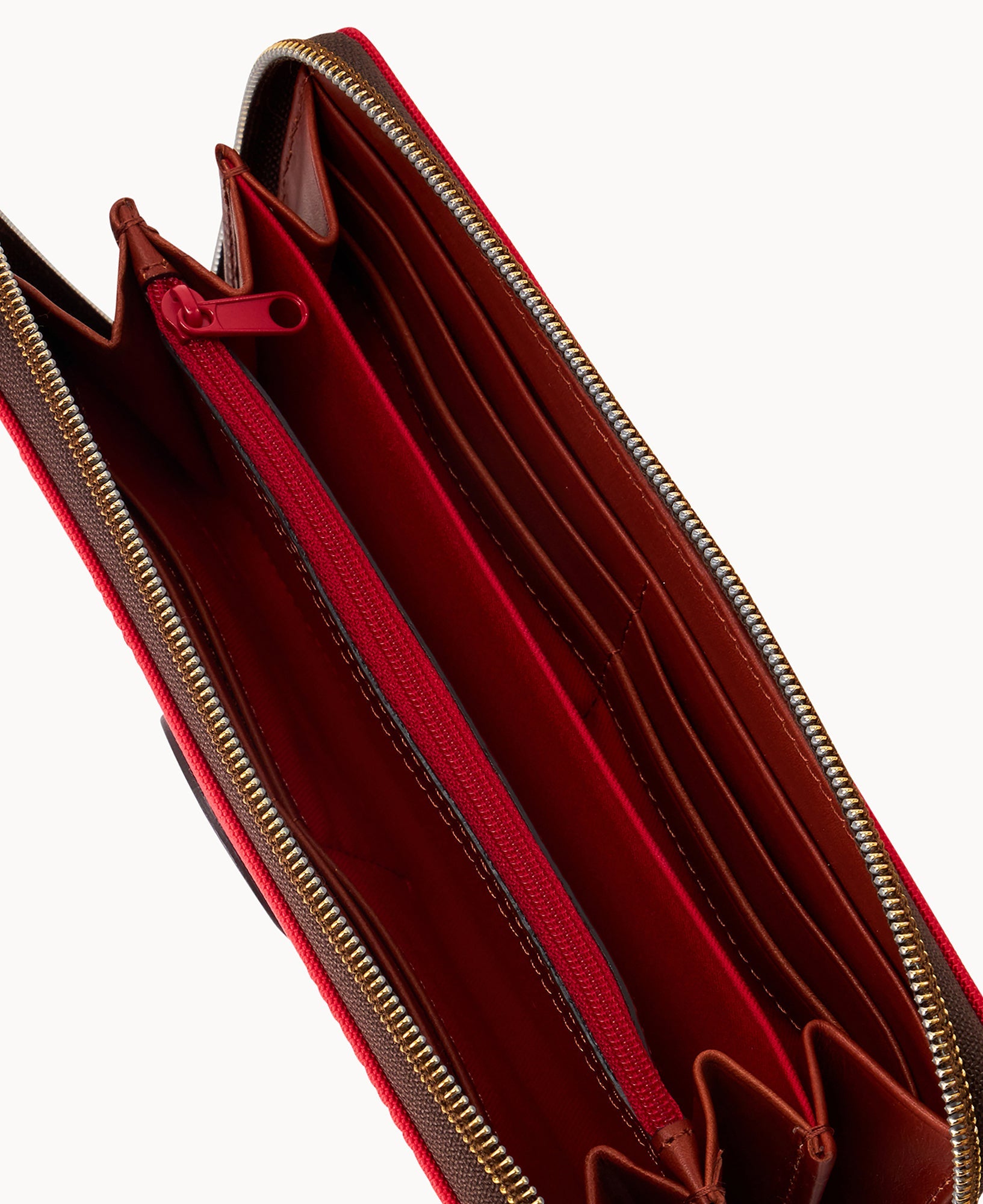 Nylon Large Zip Around Wallet