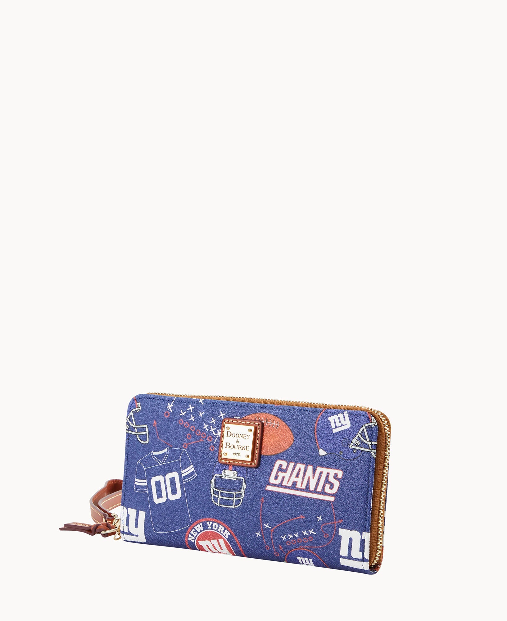 NFL NY Giants Large Zip Around Wristlet