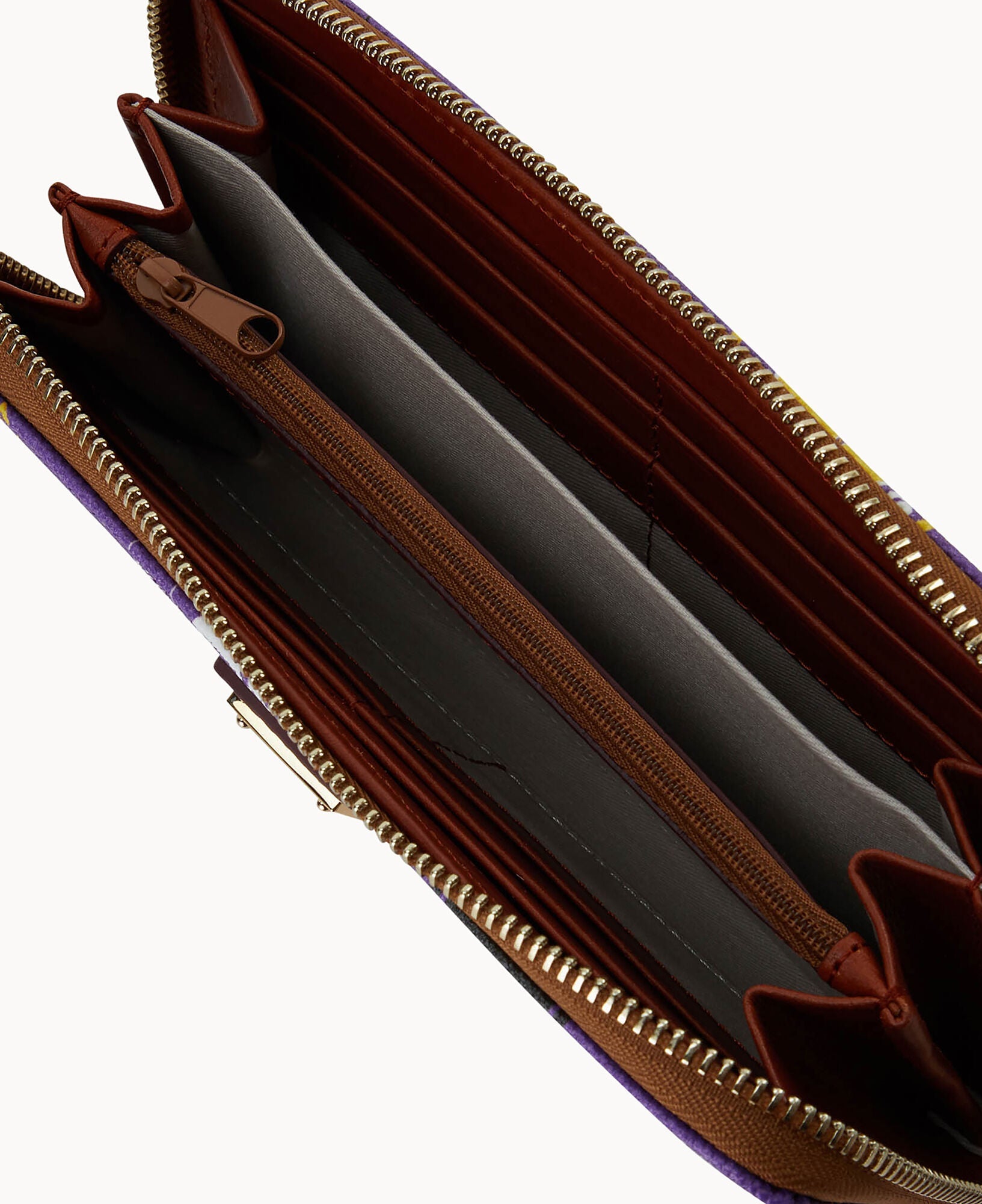 NFL Vikings Large Zip Around Wristlet