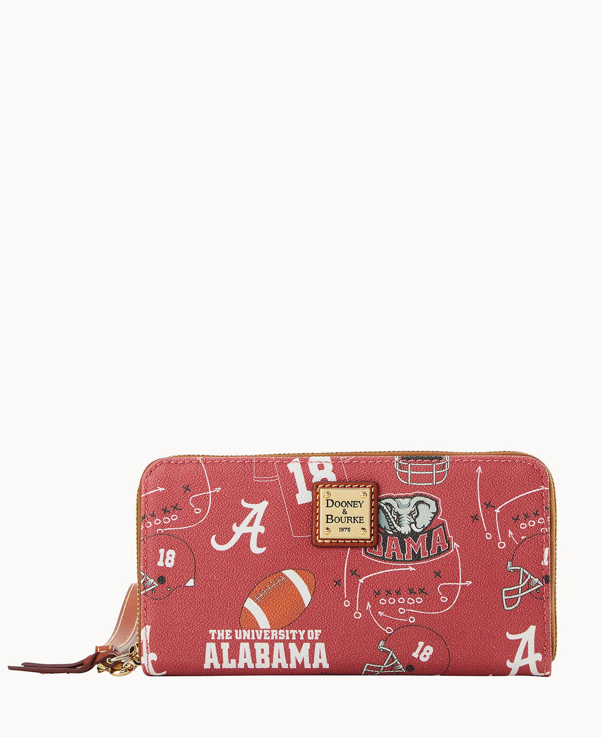 Collegiate University of Alabama Large Zip Around Wristlet