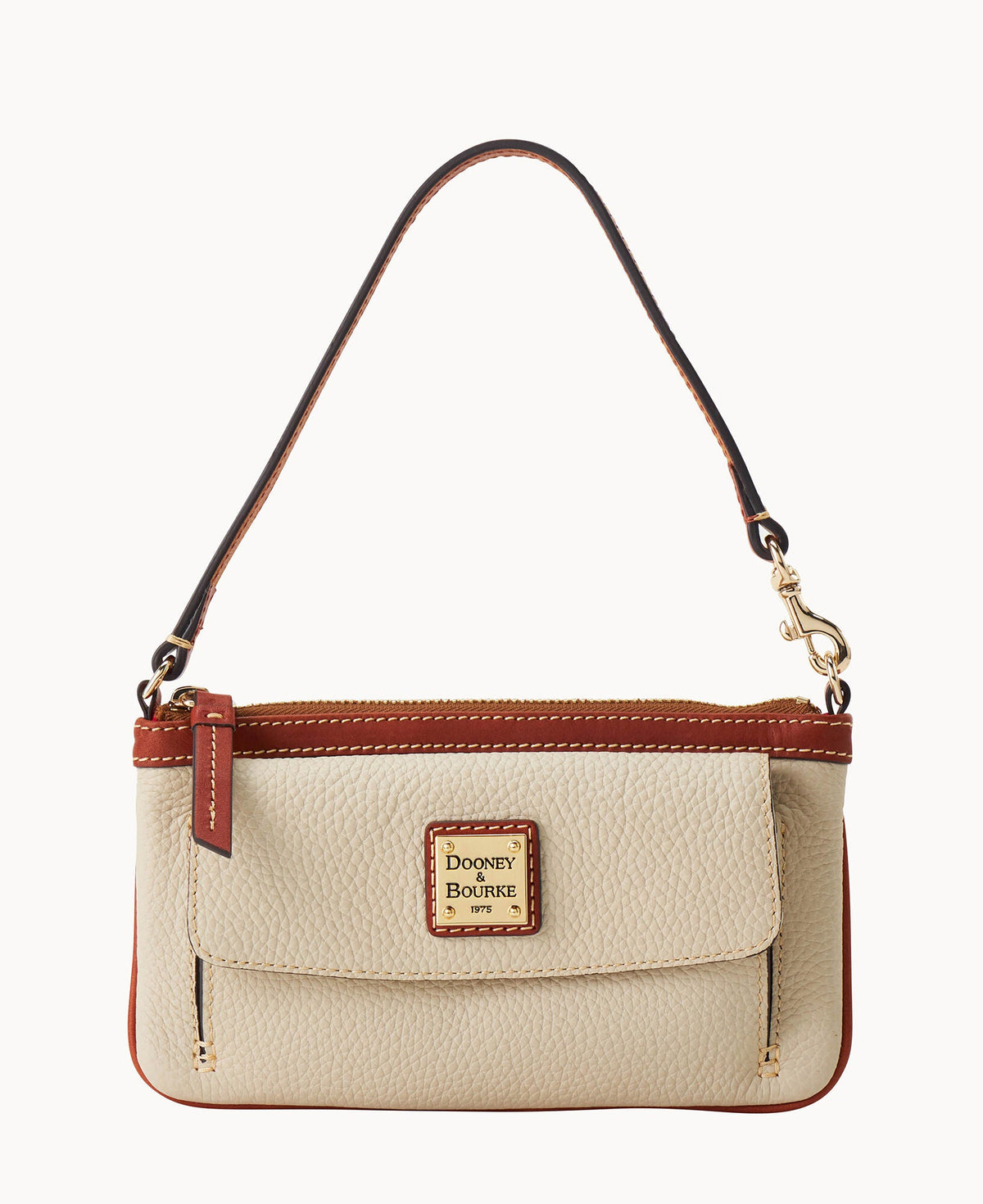 Pebble Grain Pocket Wristlet