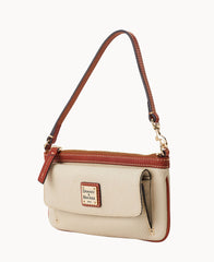 Pebble Grain Pocket Wristlet