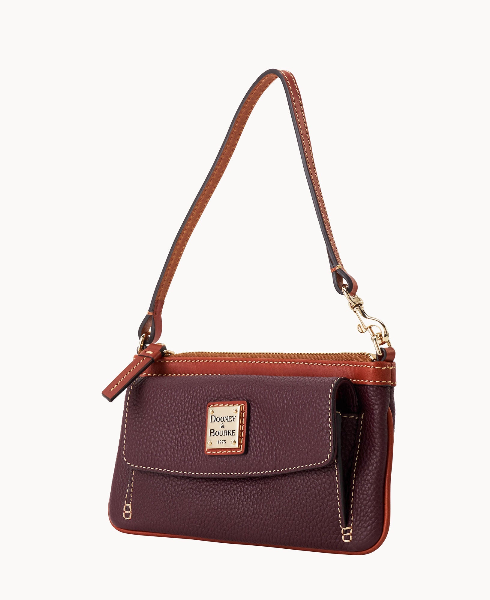 Pebble Grain Pocket Wristlet