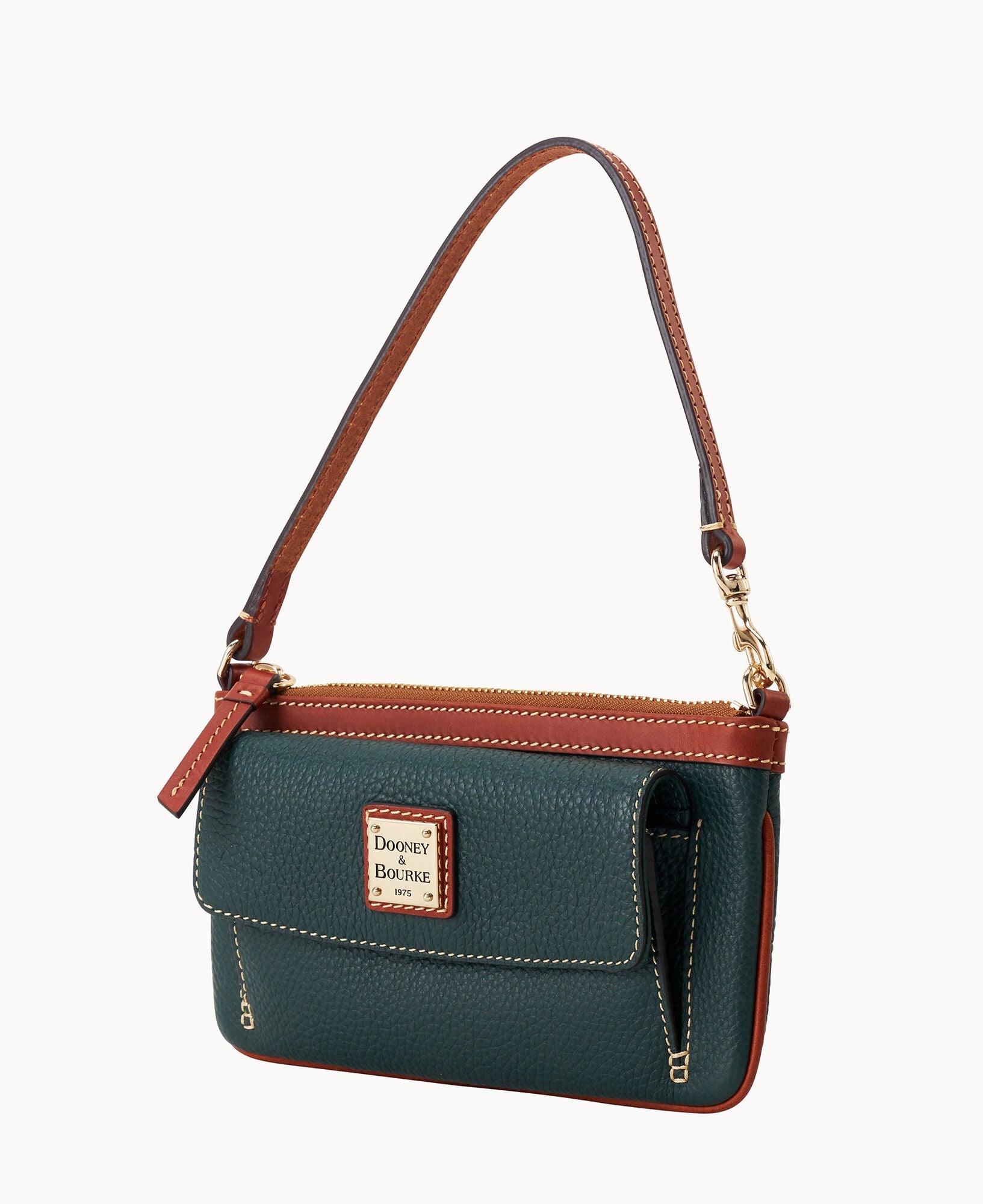 Pebble Grain Pocket Wristlet