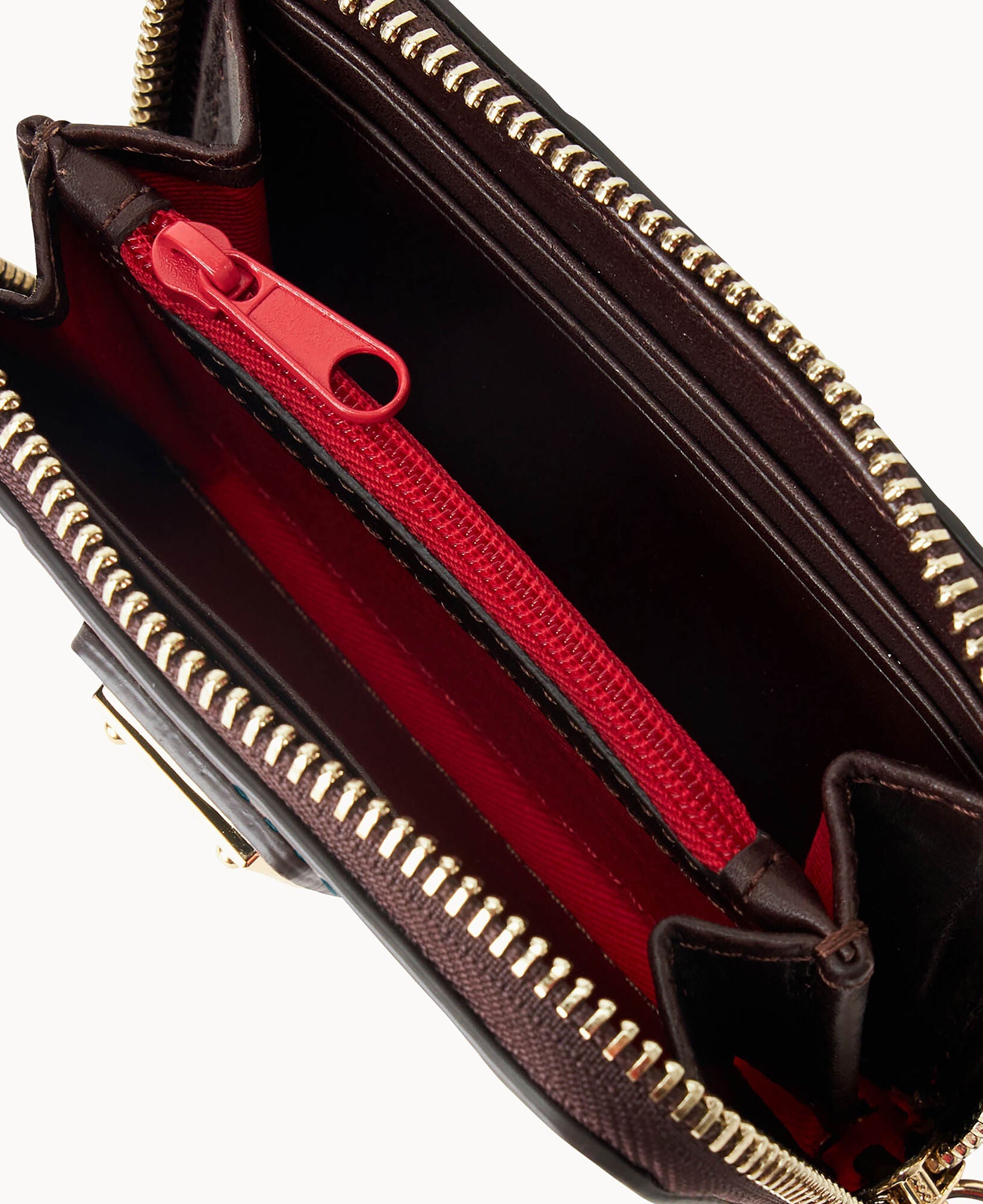 Denison Large Zip Around Credit Card Case