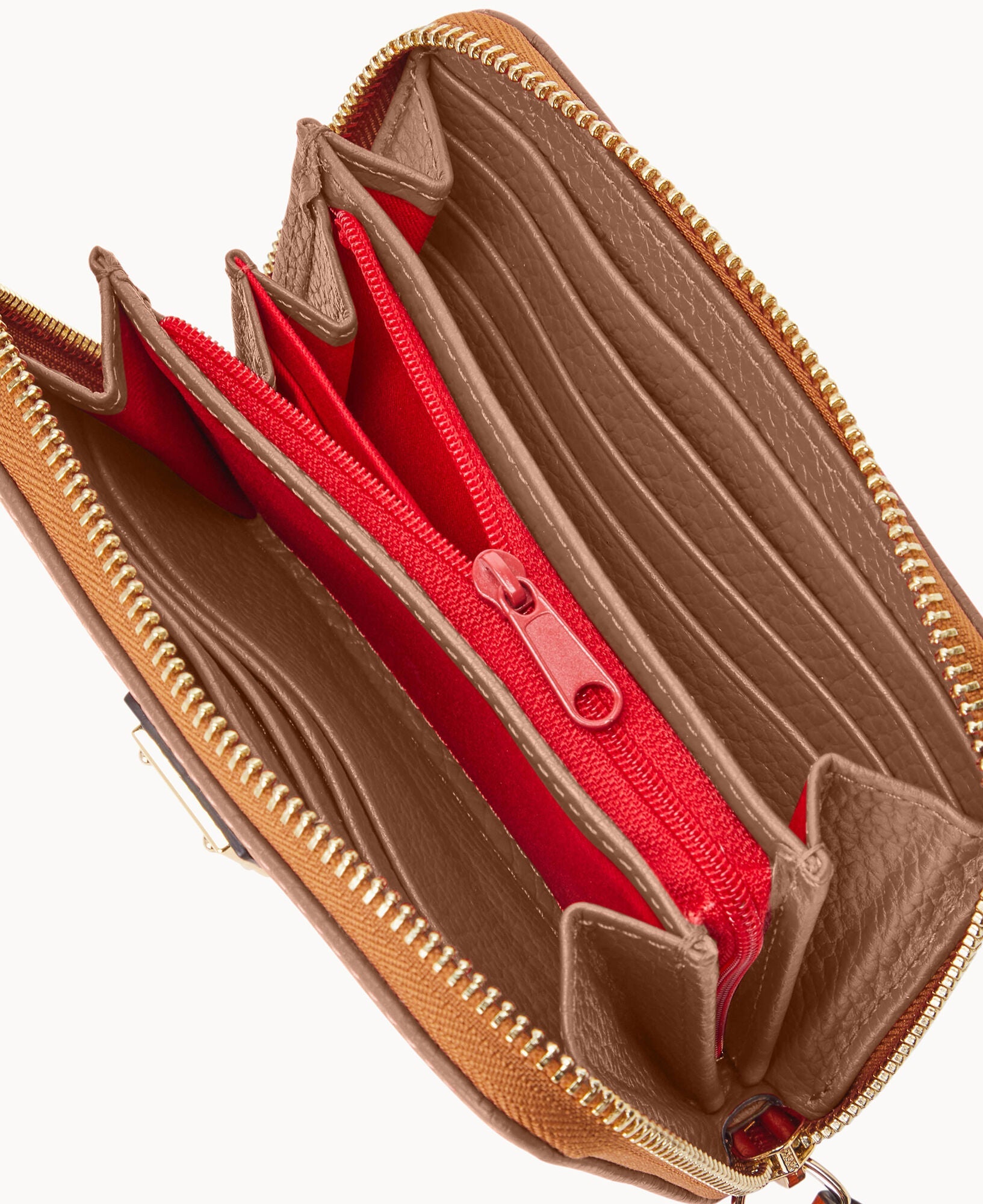 Pebble Grain Medium Zip Around Wallet