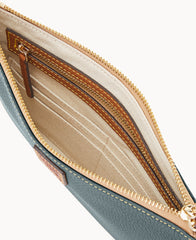 Pebble Grain Large Wristlet