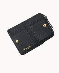 Pebble Grain Zip Credit Card Wallet 12