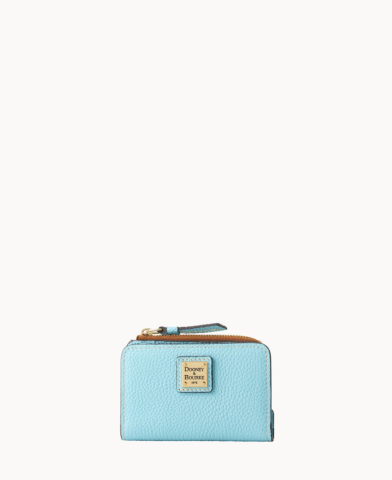 Pebble Grain Zip Credit Card Wallet 12