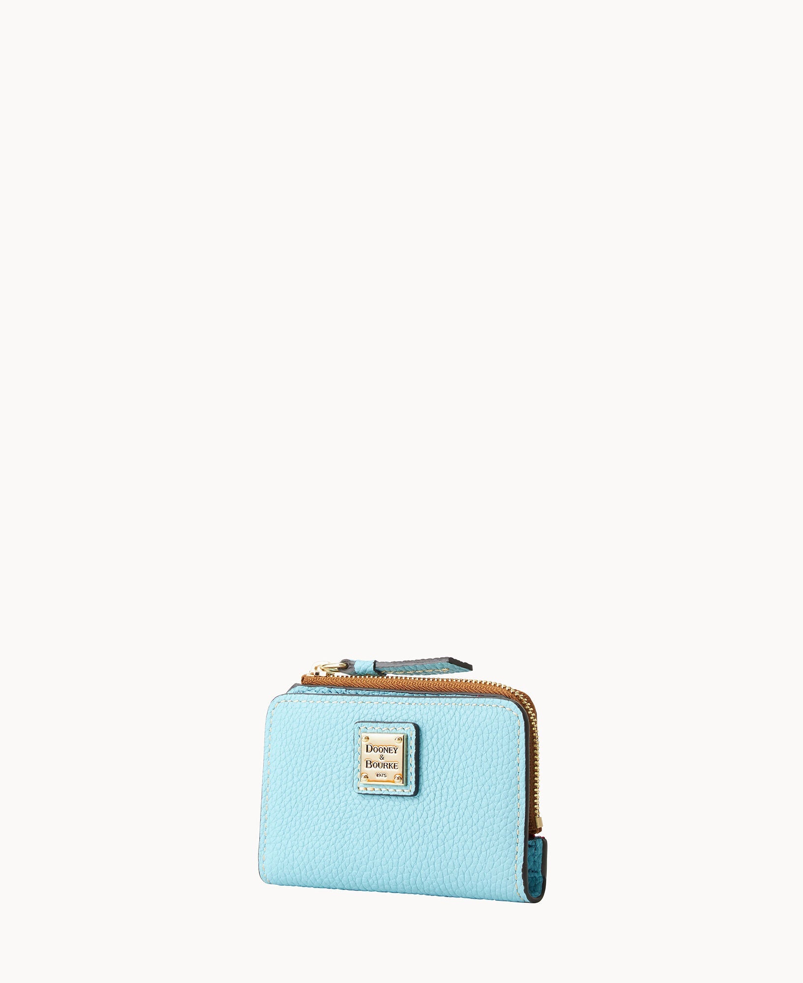 Pebble Grain Zip Credit Card Wallet 12