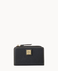 Pebble Grain Zip Credit Card Wallet 14