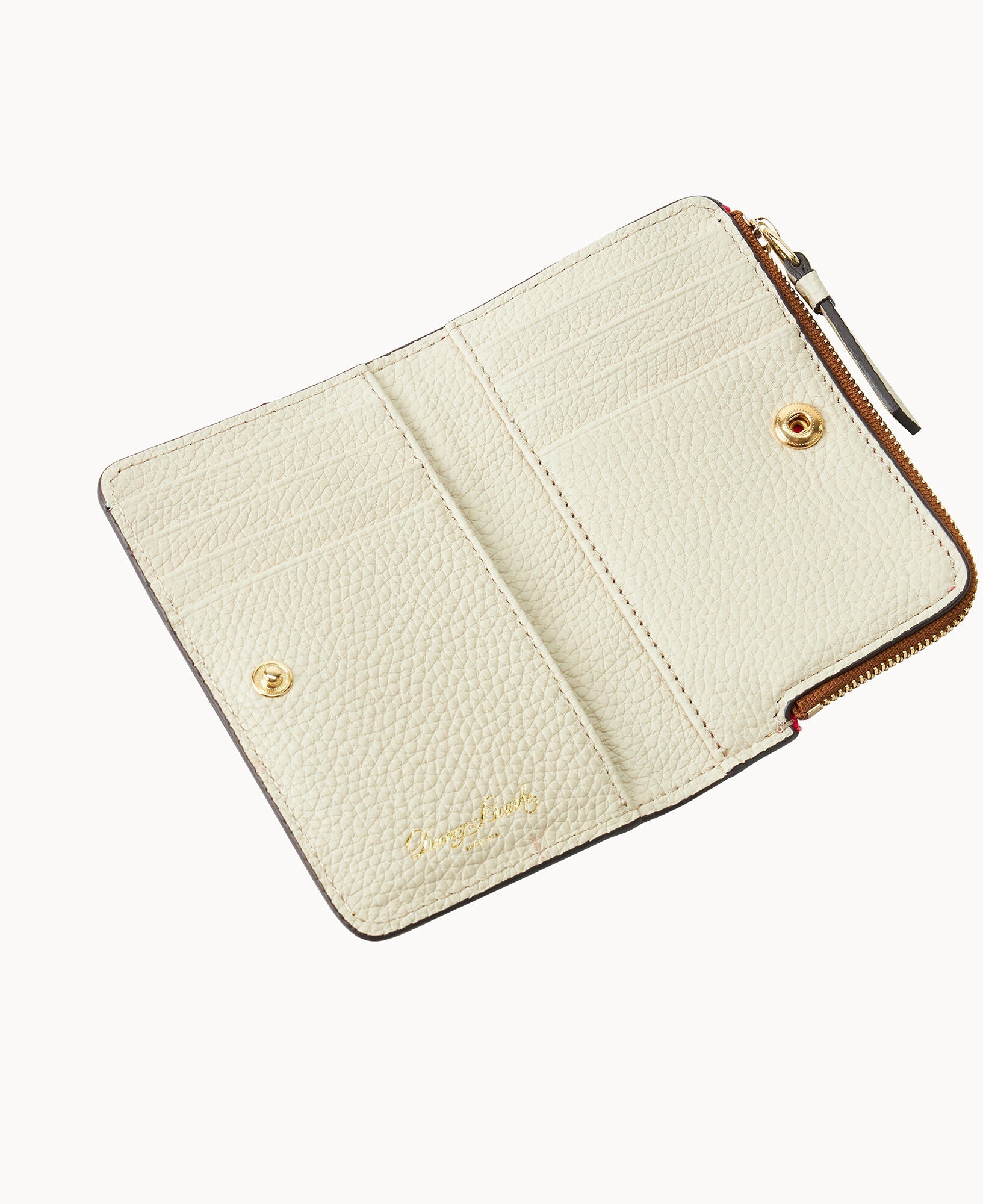 Pebble Grain Zip Credit Card Wallet 14