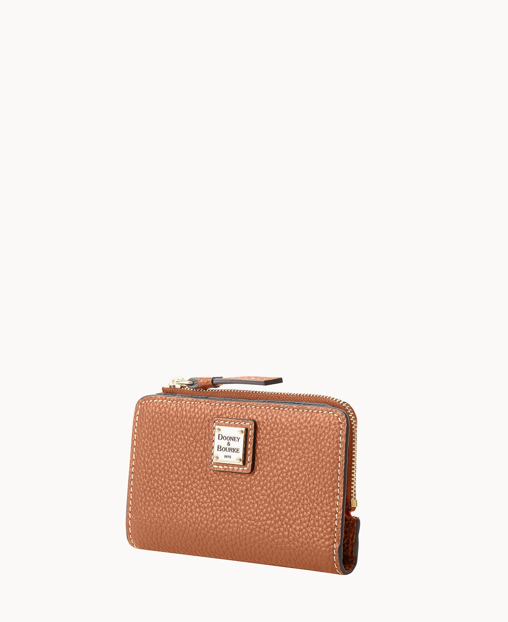 Pebble Grain Zip Credit Card Wallet 14