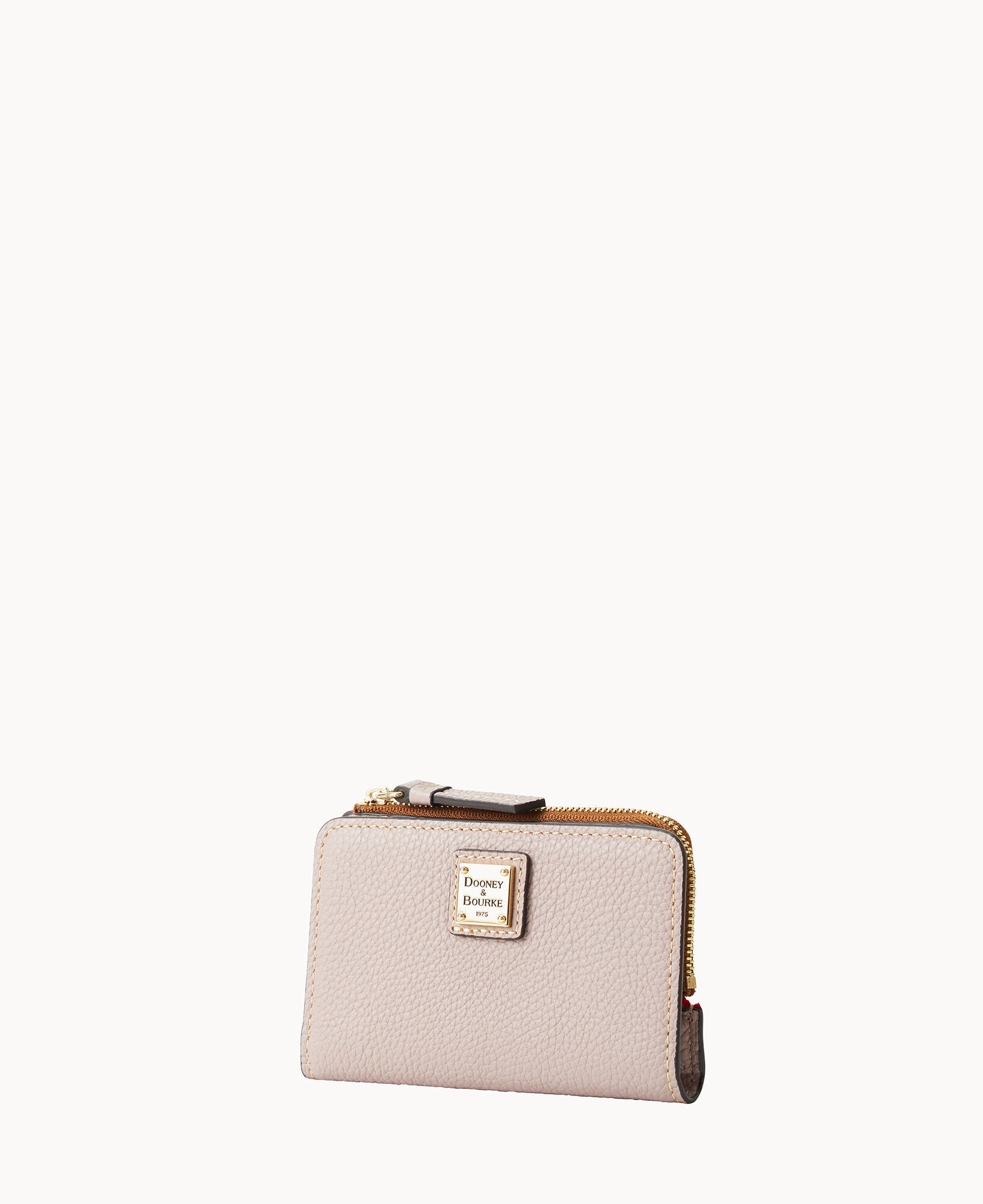 Pebble Grain Zip Credit Card Wallet 14