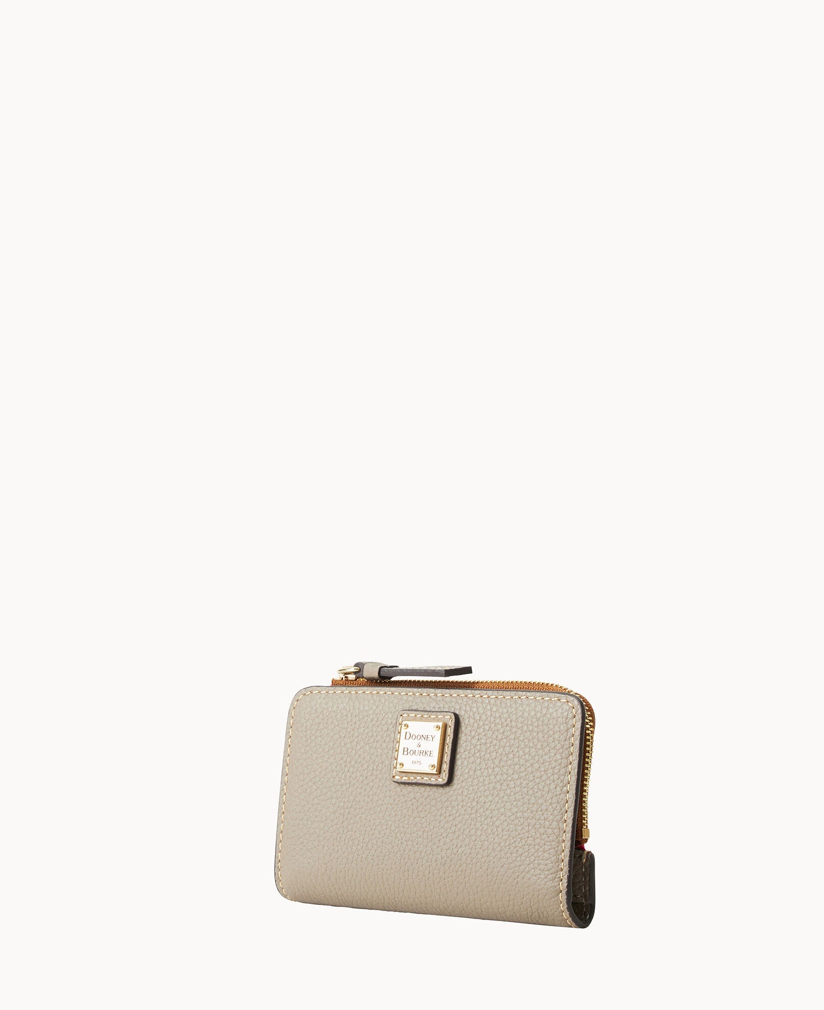 Pebble Grain Zip Credit Card Wallet 14