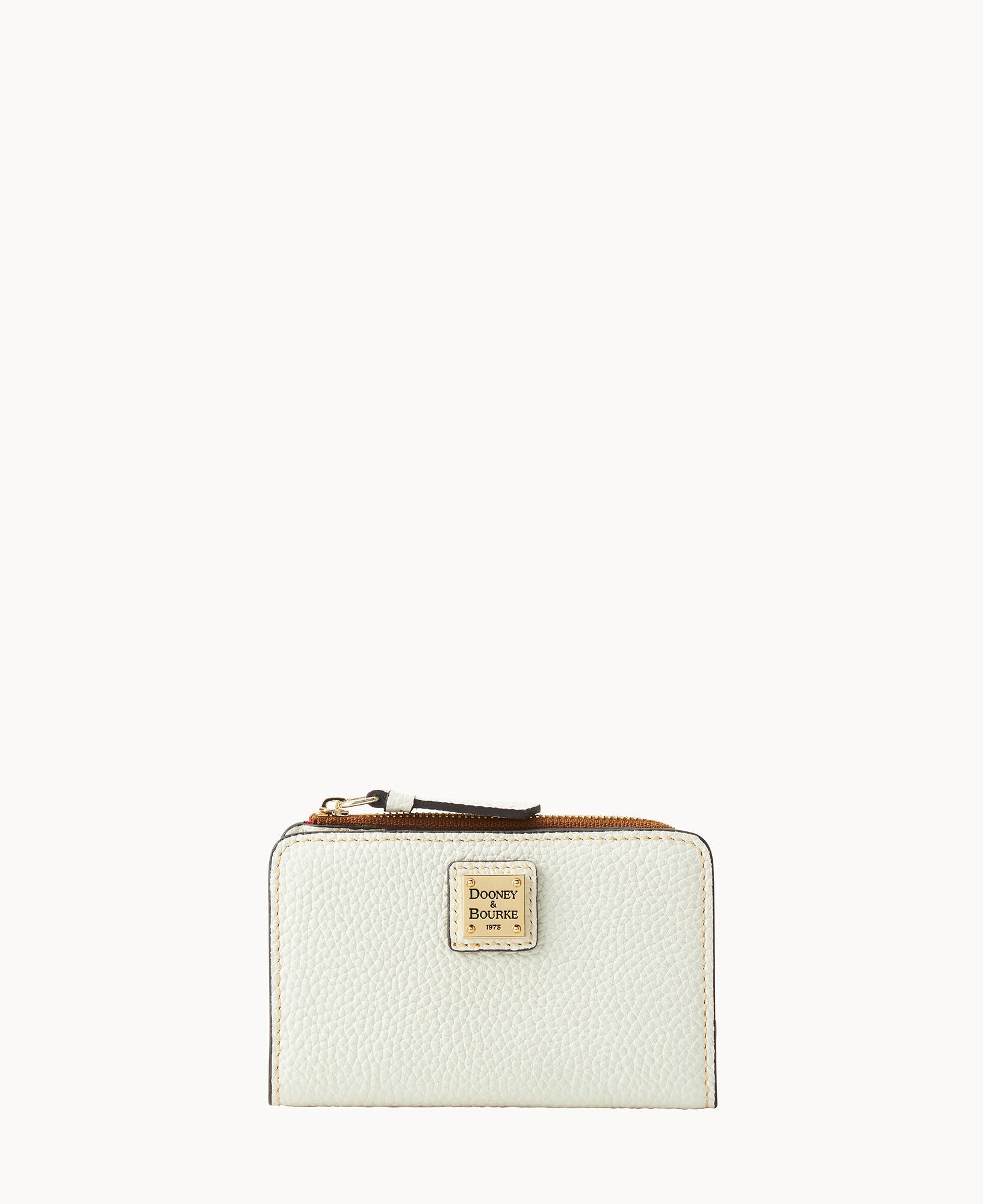 Pebble Grain Zip Credit Card Wallet 14