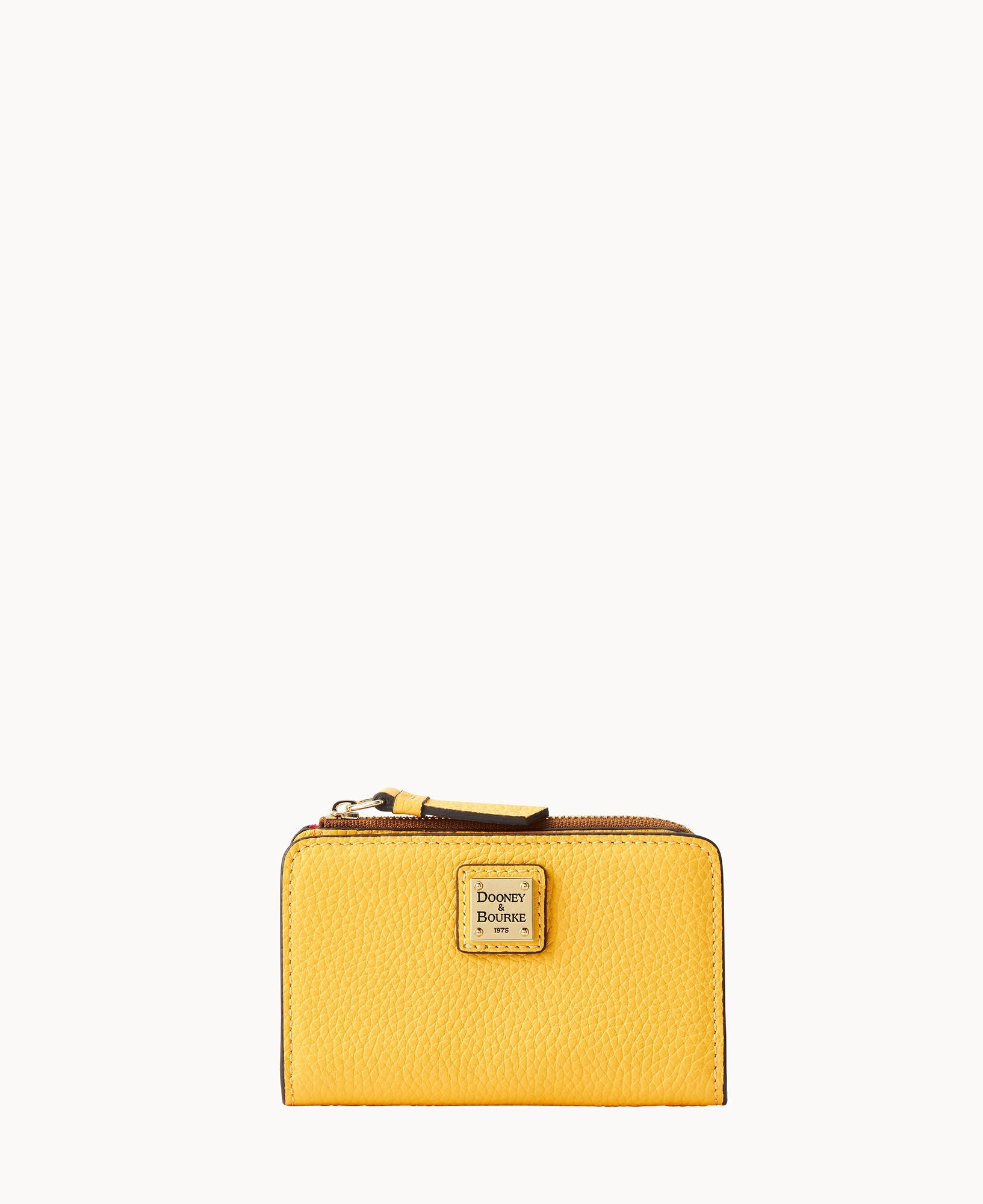 Pebble Grain Zip Credit Card Wallet 14