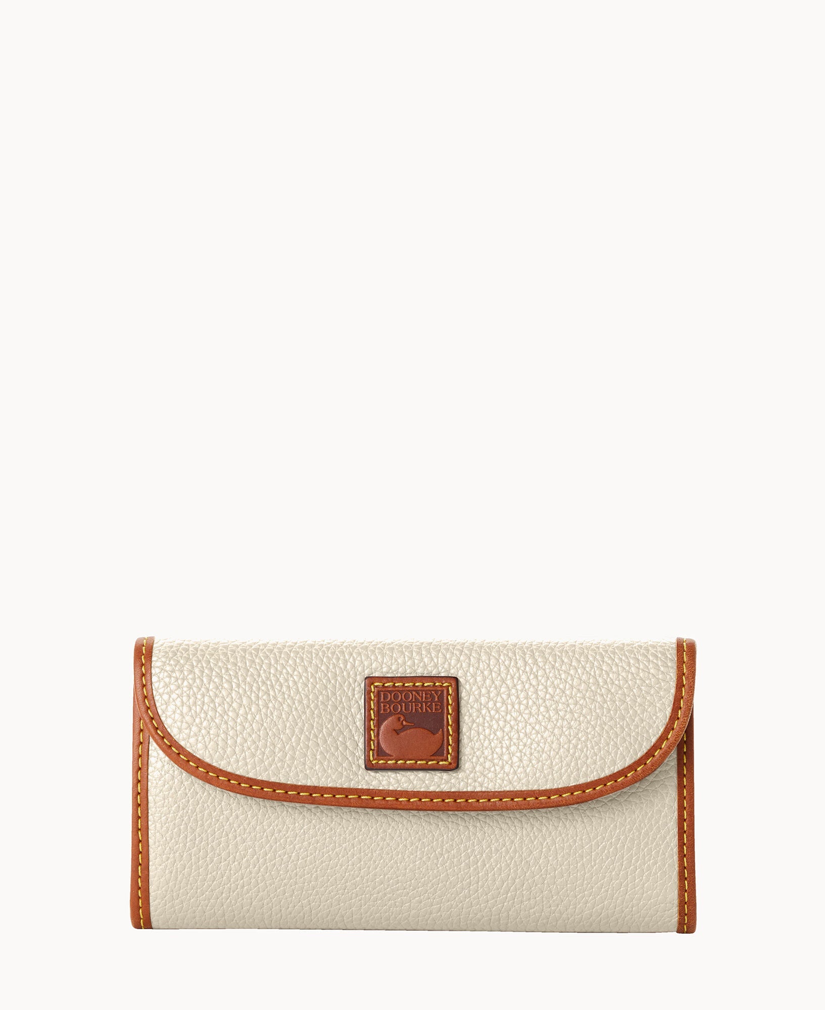 Pebble Grain Continental Clutch