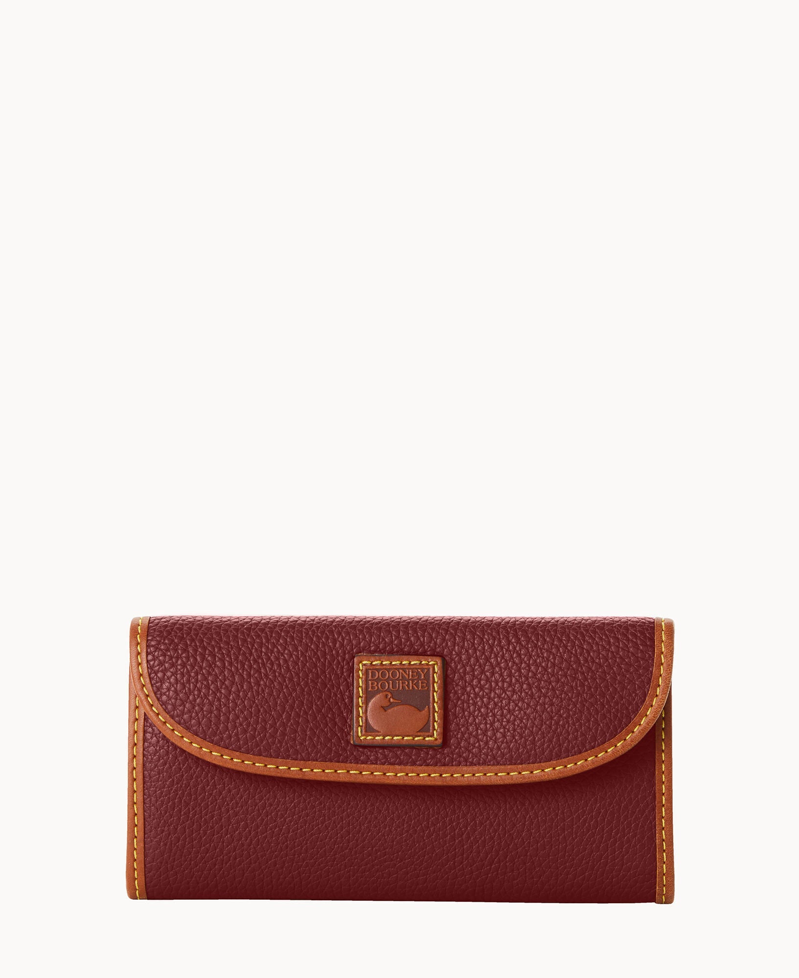 Pebble Grain Continental Clutch