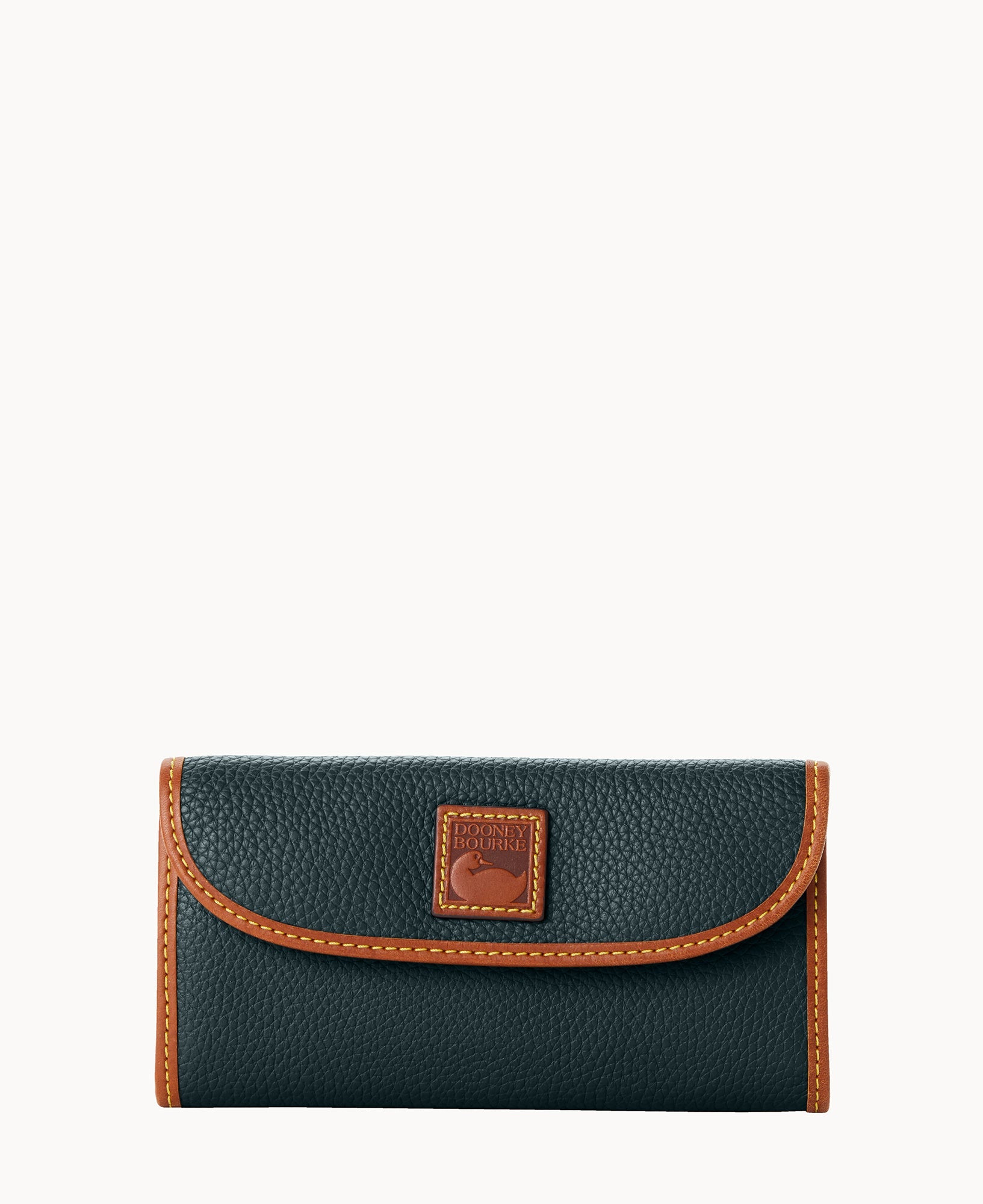 Pebble Grain Continental Clutch