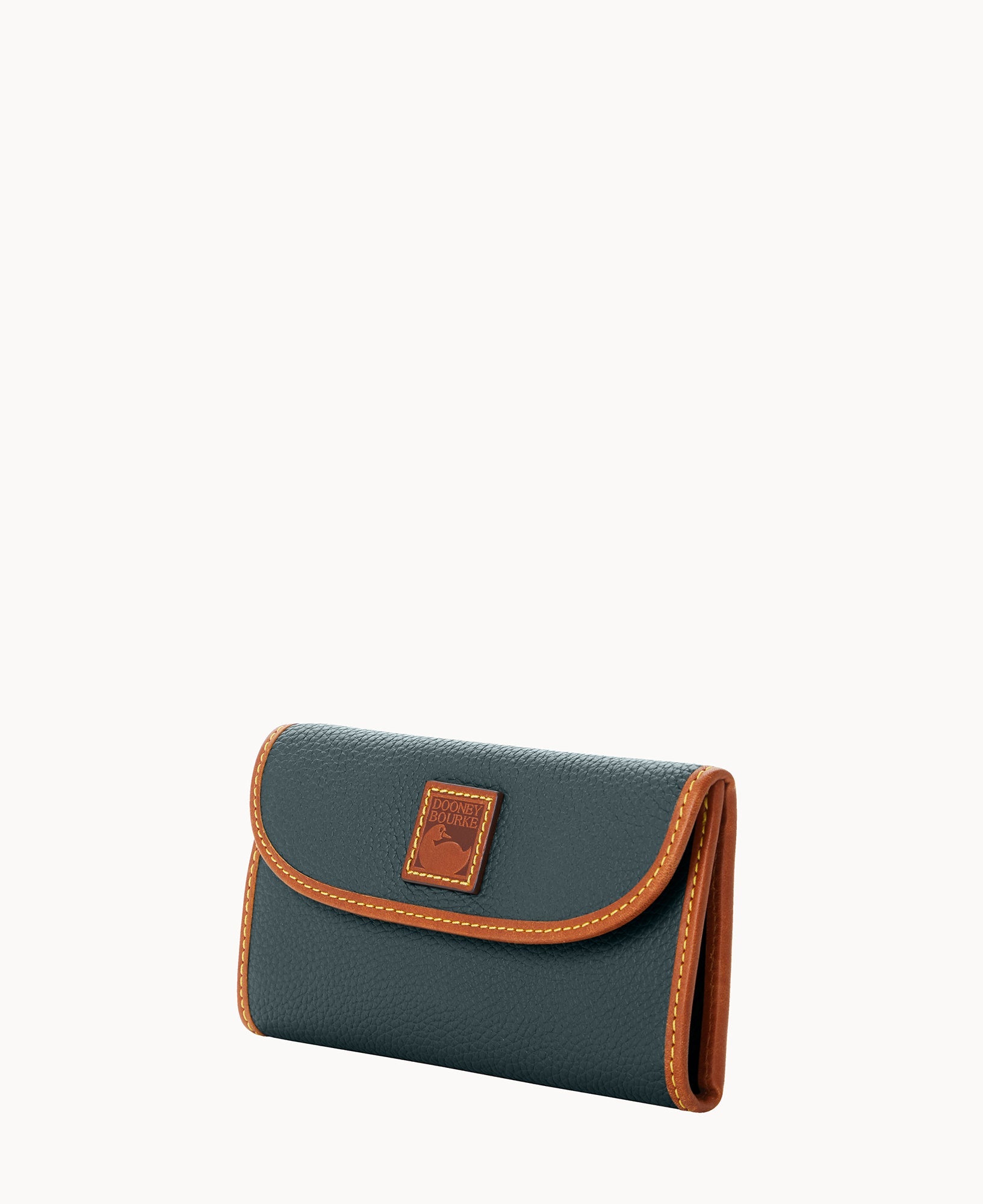 Pebble Grain Continental Clutch