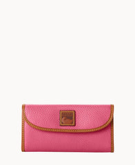 Pebble Grain Continental Clutch