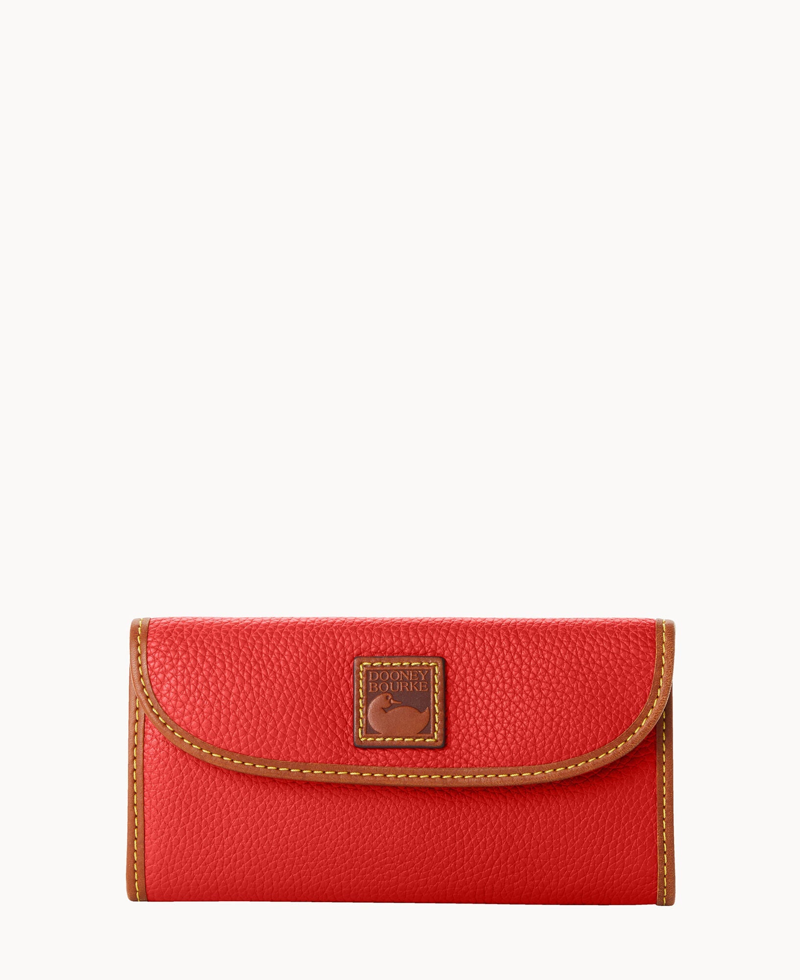 Pebble Grain Continental Clutch