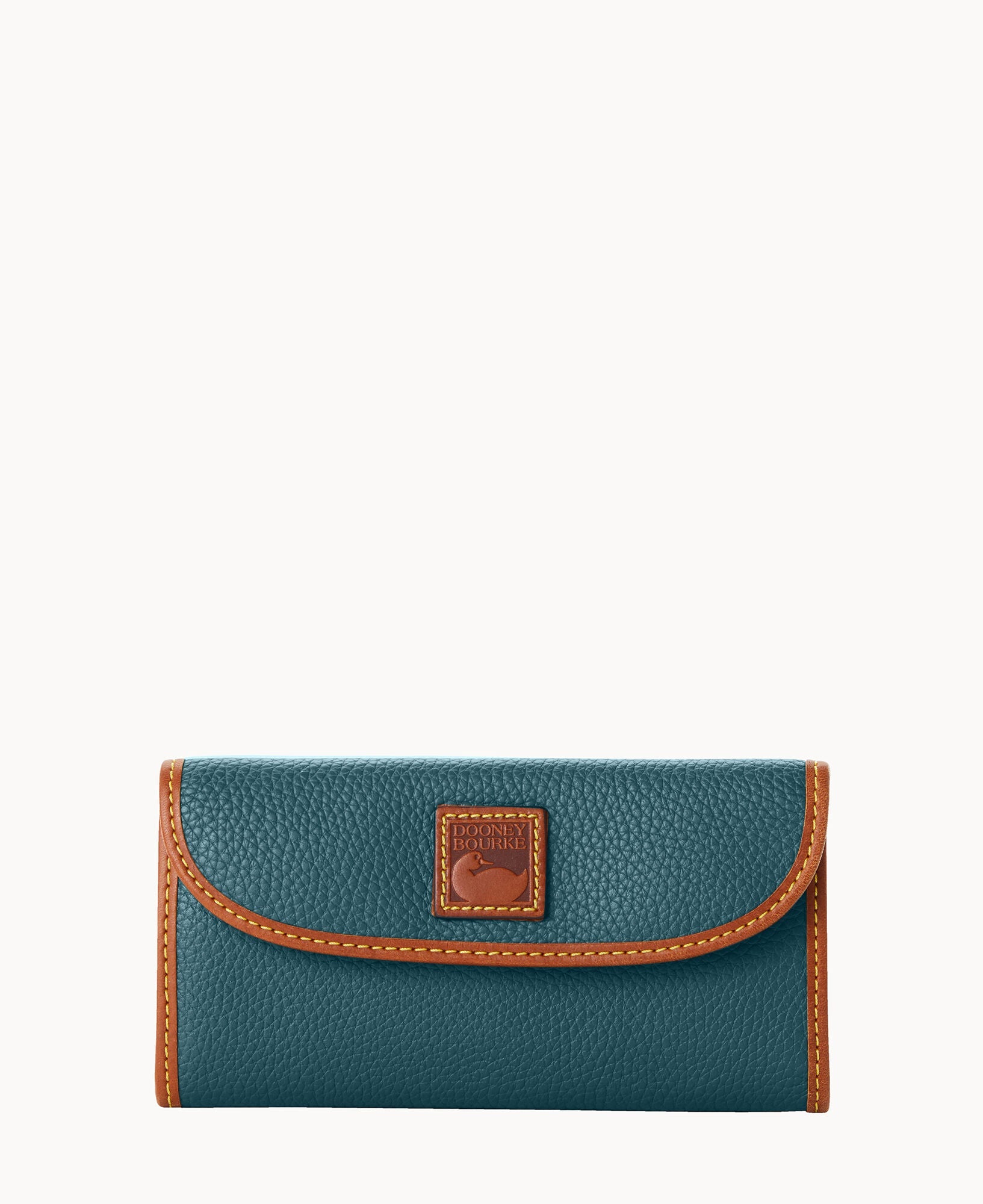 Pebble Grain Continental Clutch