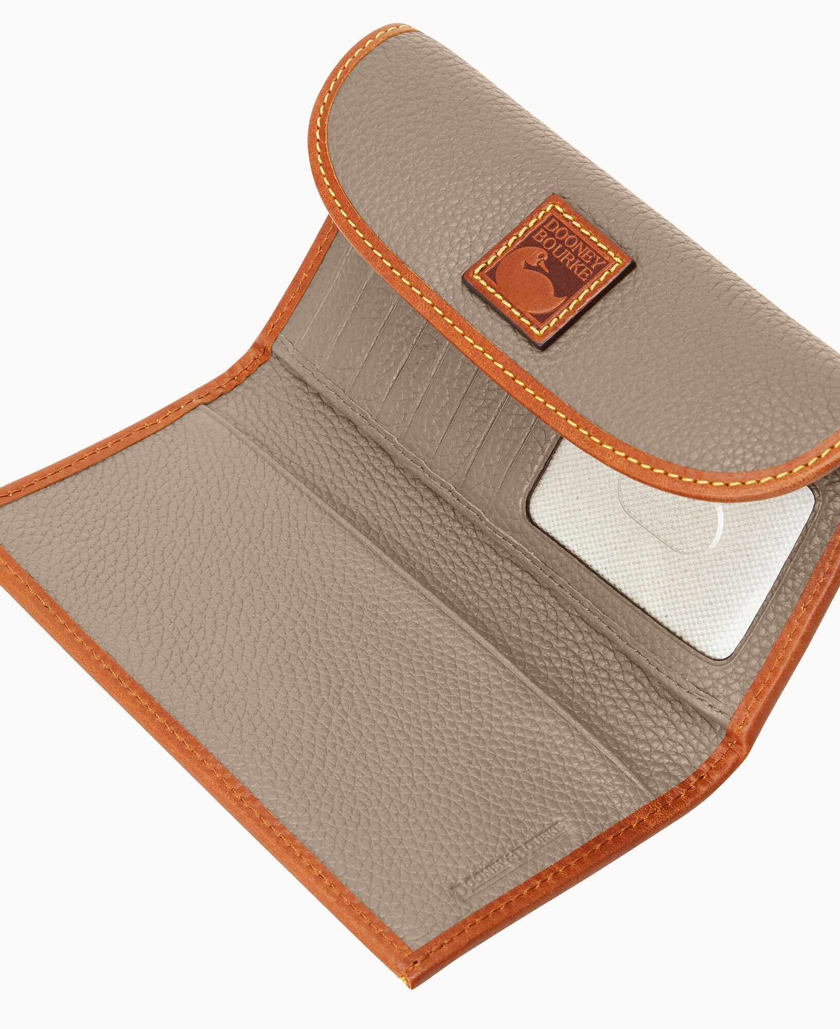 Pebble Grain Continental Clutch