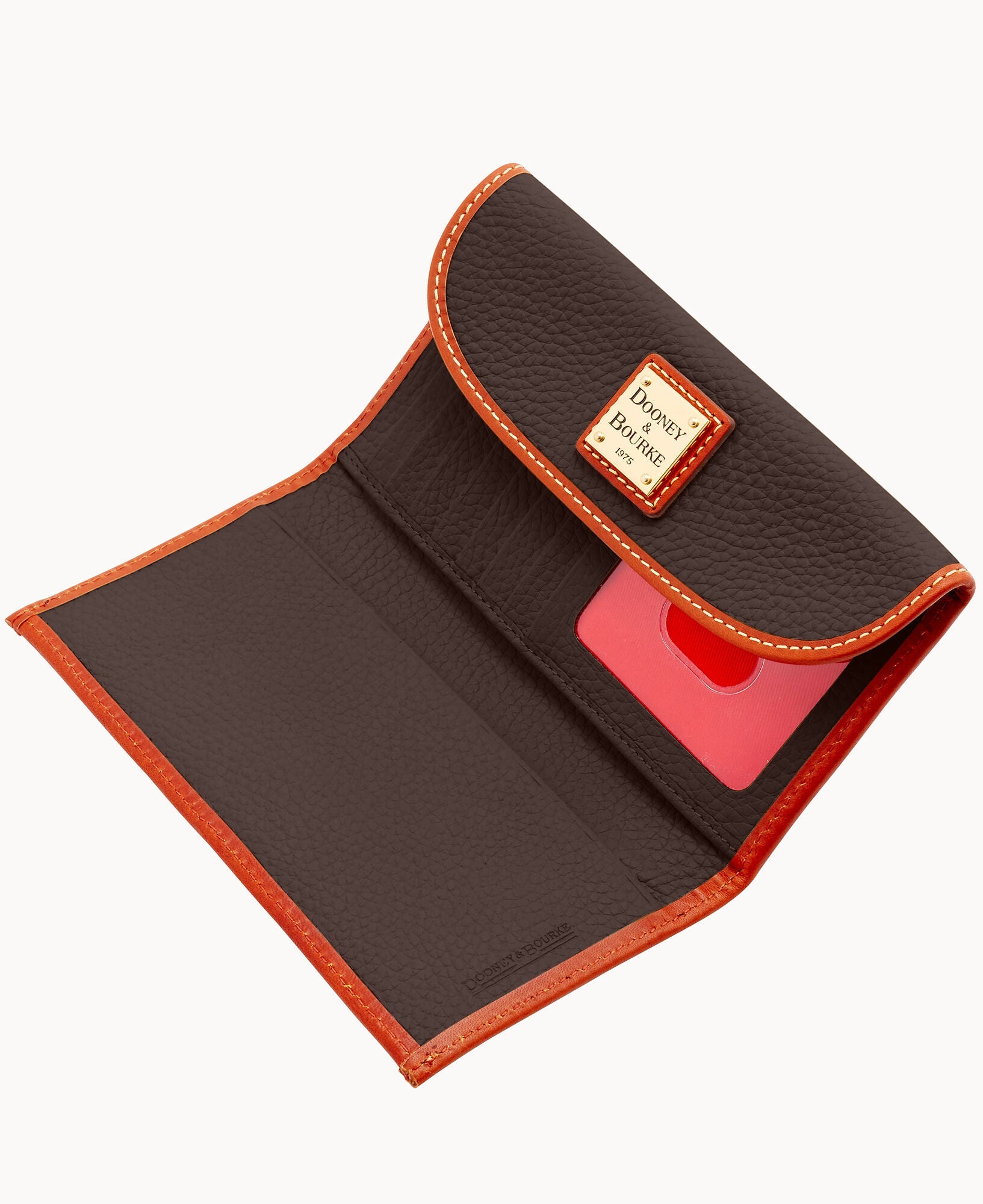 Pebble Grain Continental Clutch