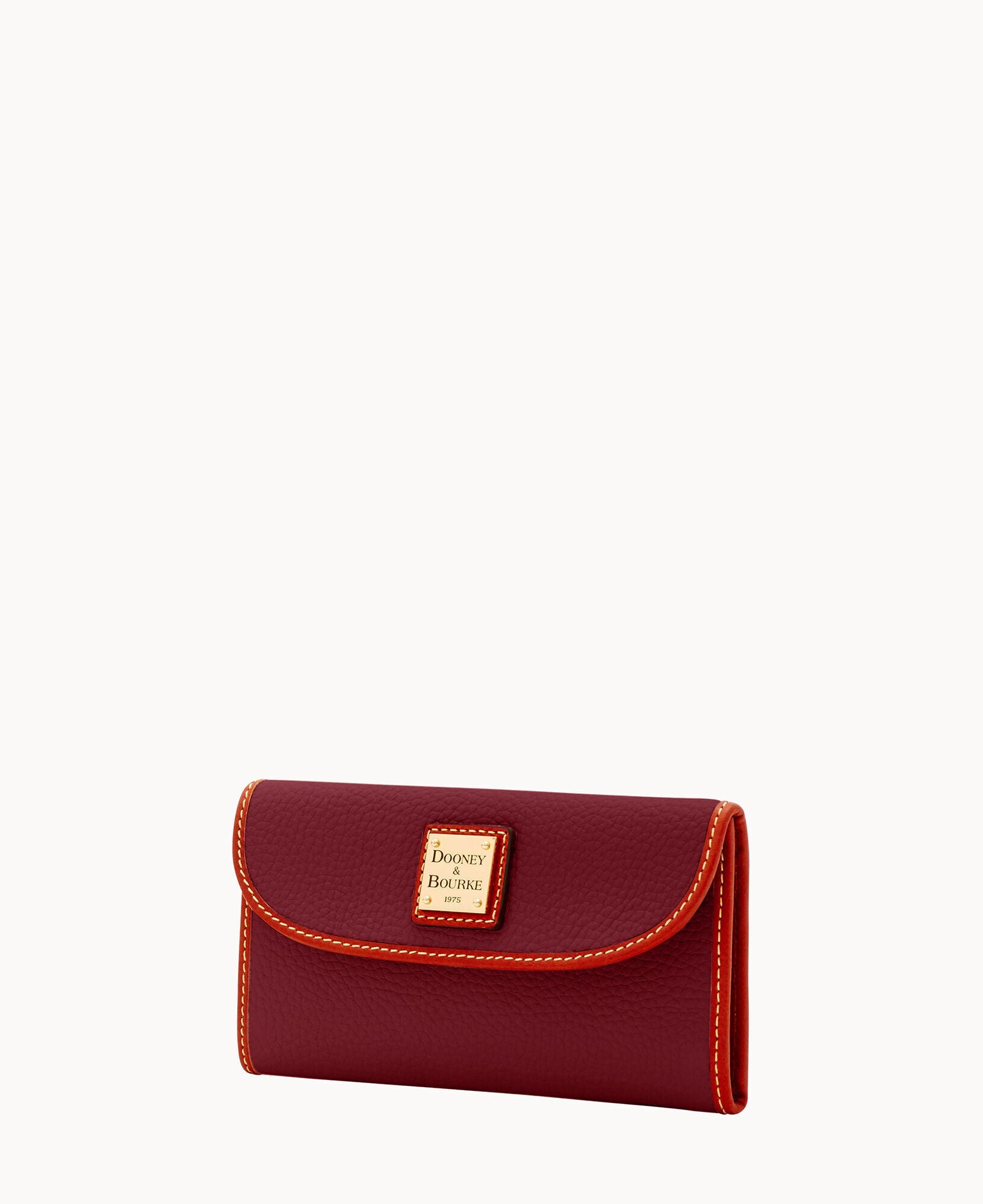 Pebble Grain Continental Clutch